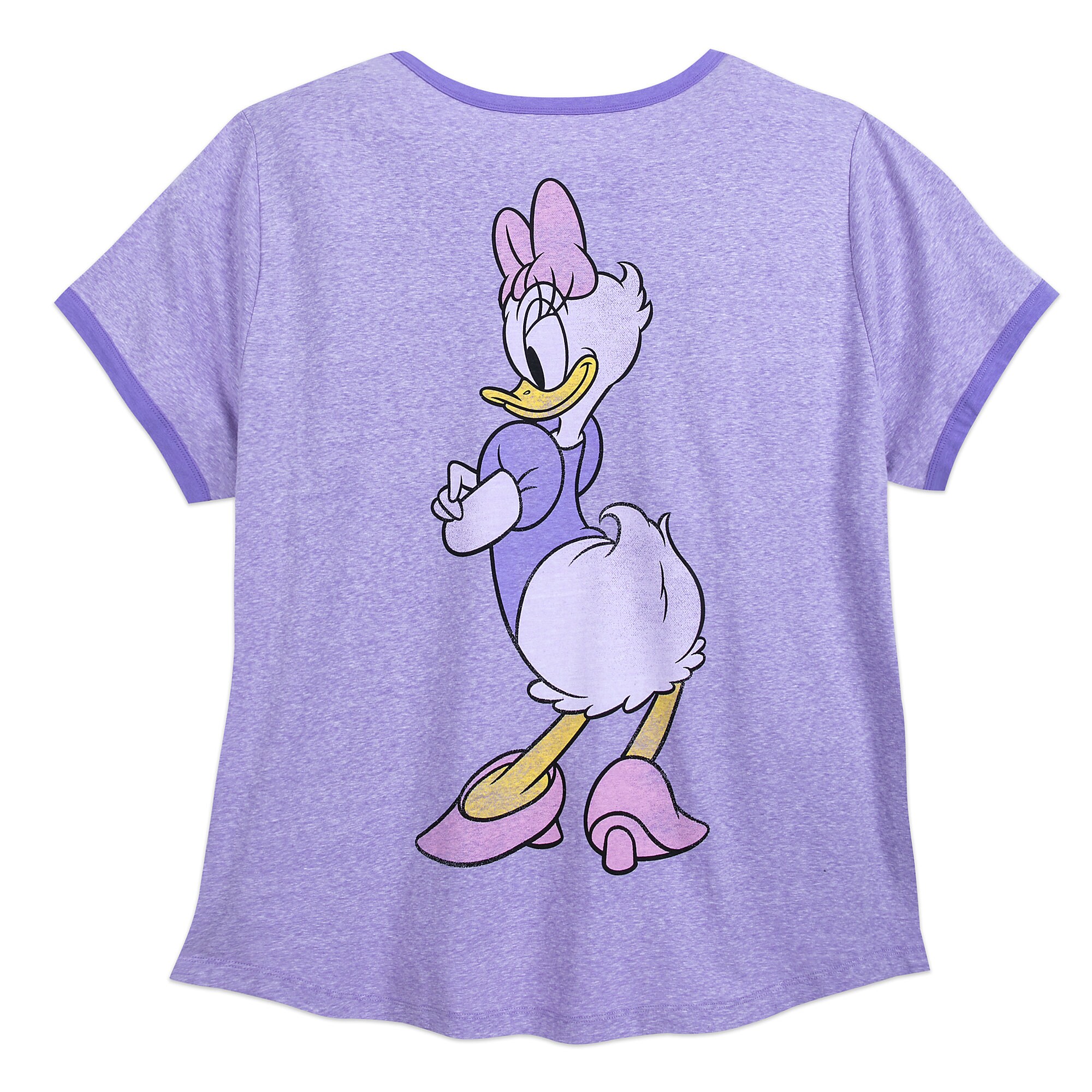 Daisy Duck Ringer T-Shirt for Women - Extended Size
