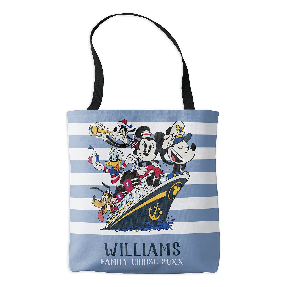 Mickey and Friends Ship Tote Bag - Customizable - Disney Cruise Line