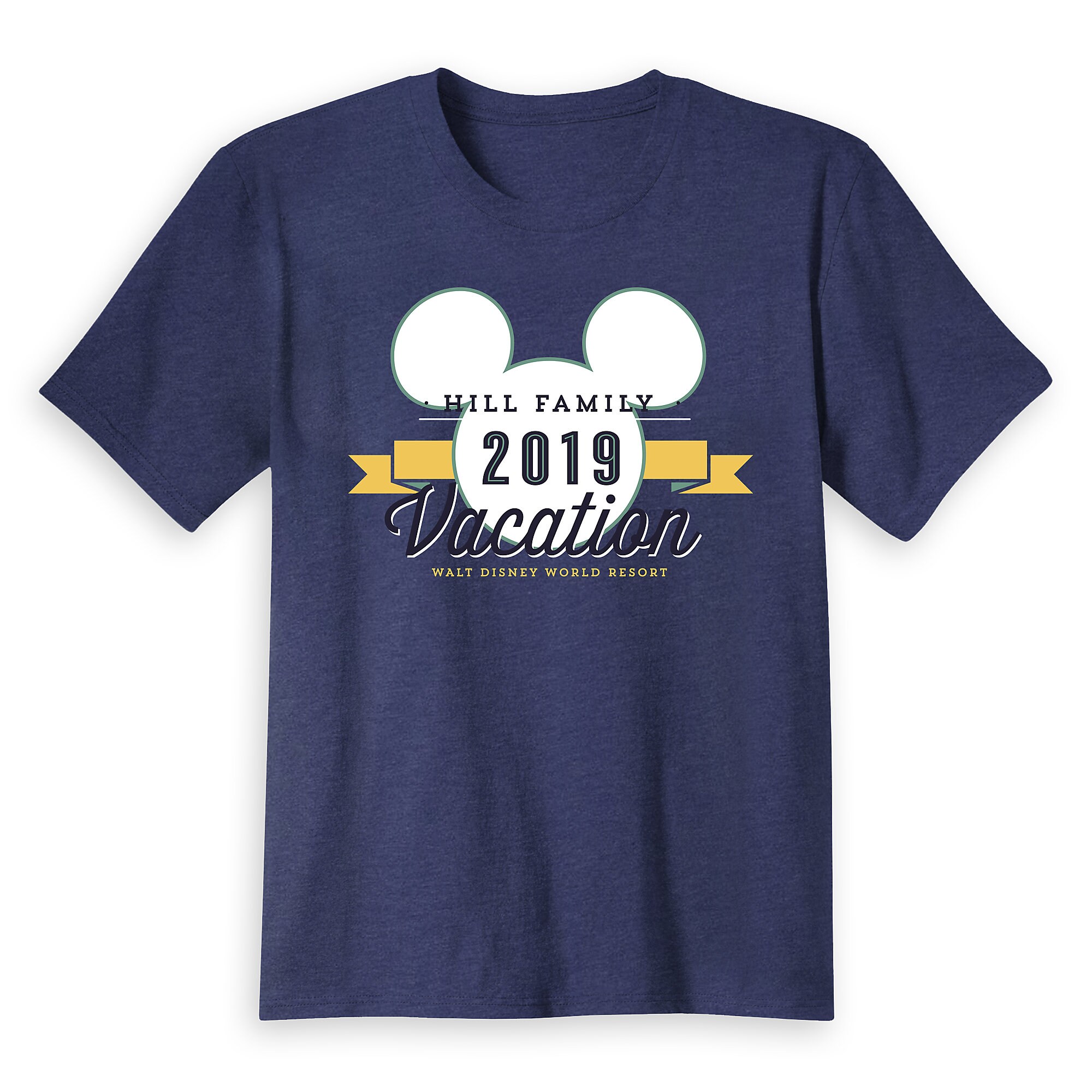 Kids' Mickey Mouse Family Vacation T-Shirt - Walt Disney World Resort - 2019 - Customized