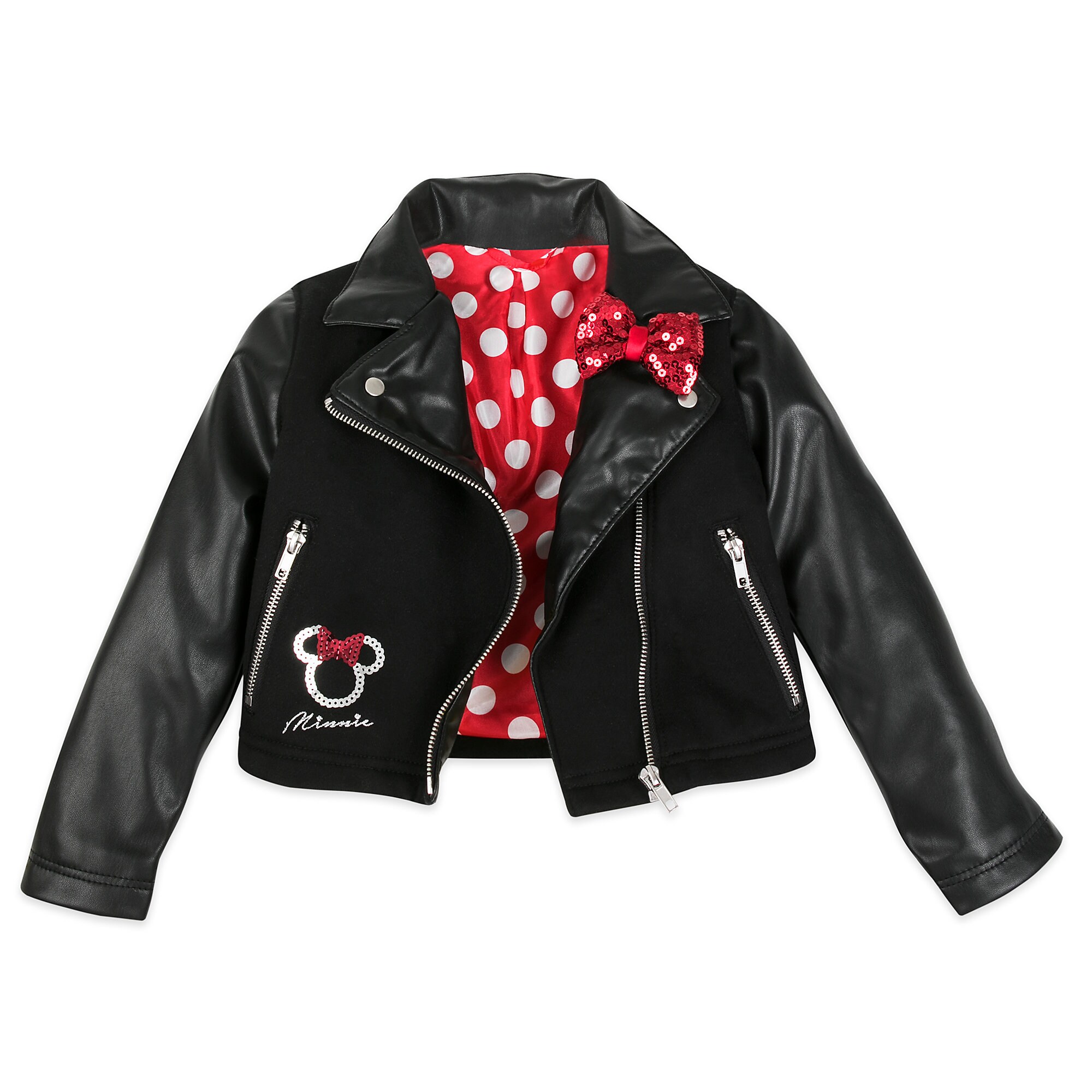 Minnie Mouse Moto Jacket for Girls
