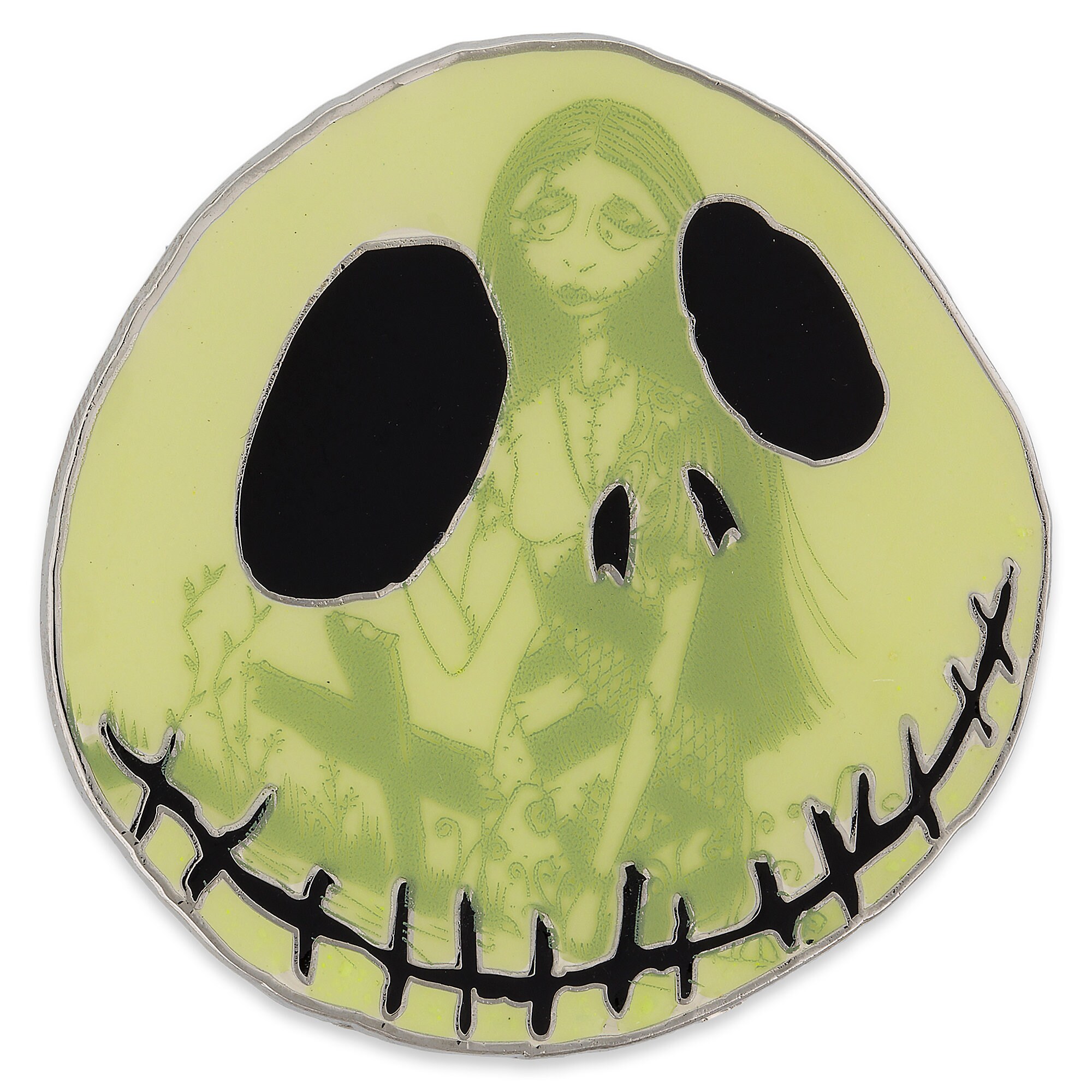 Jack Skellington and Sally Glow-in-the-Dark Pin