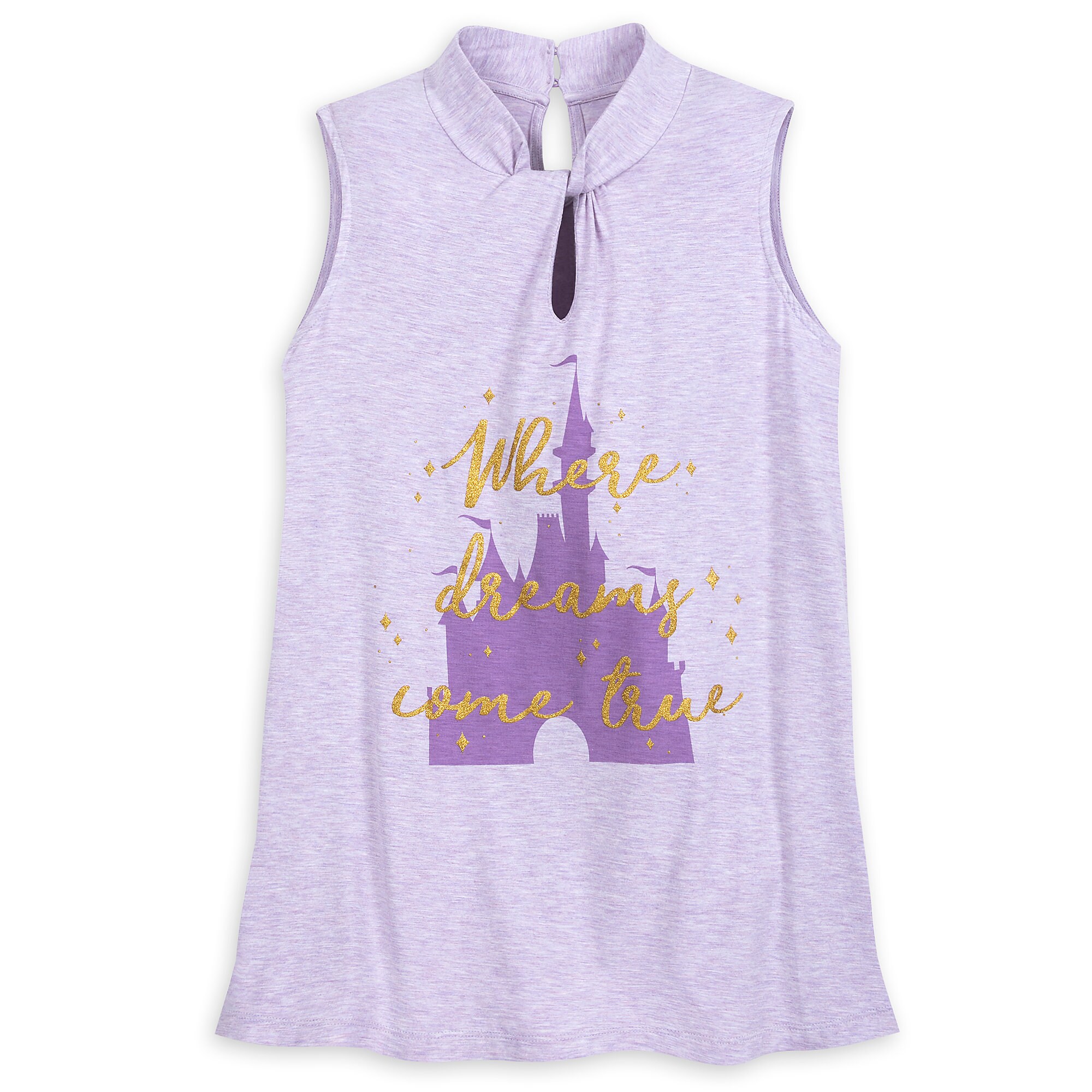 Cinderella Castle Keyhole Tank Top for Women - Walt Disney World