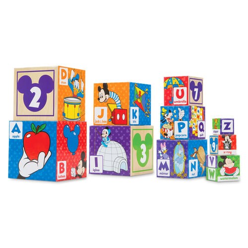 Mickey Mouse ABC-123 Blocks by Melissa & Doug | shopDisney