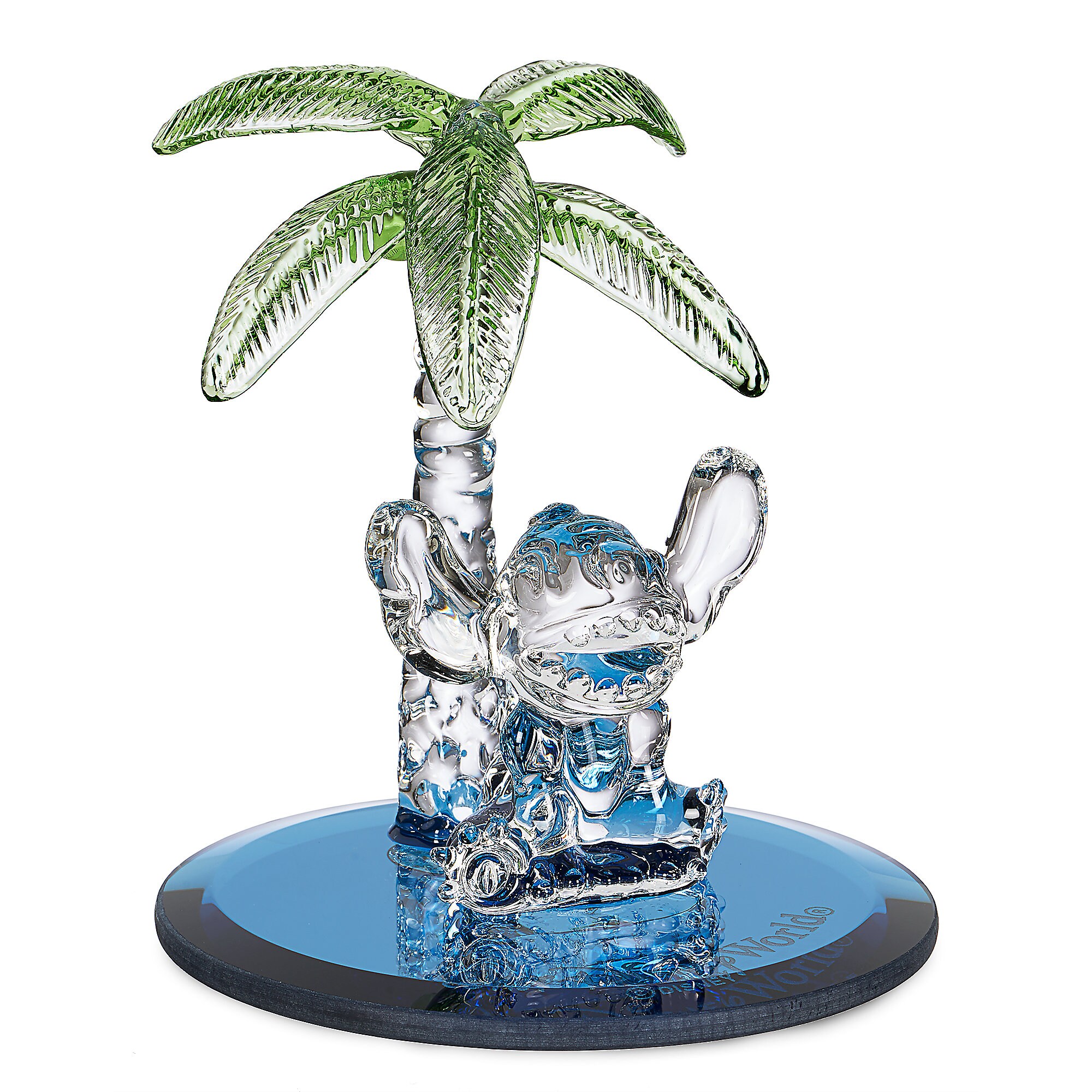 Stitch Palm Tree Figurine by Arribas - Walt Disney World