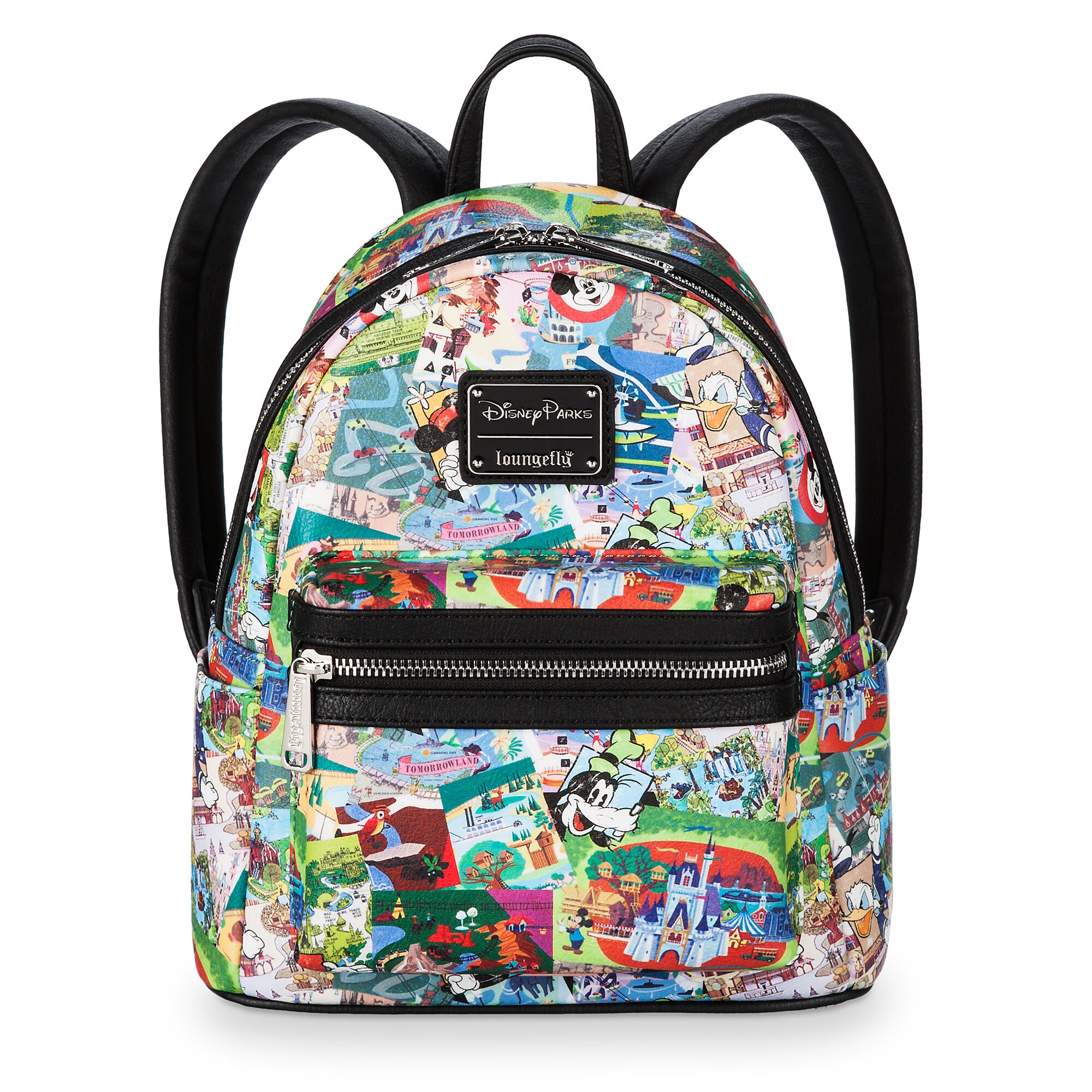 Disney Parks Collage Mini Backpack by Loungefly