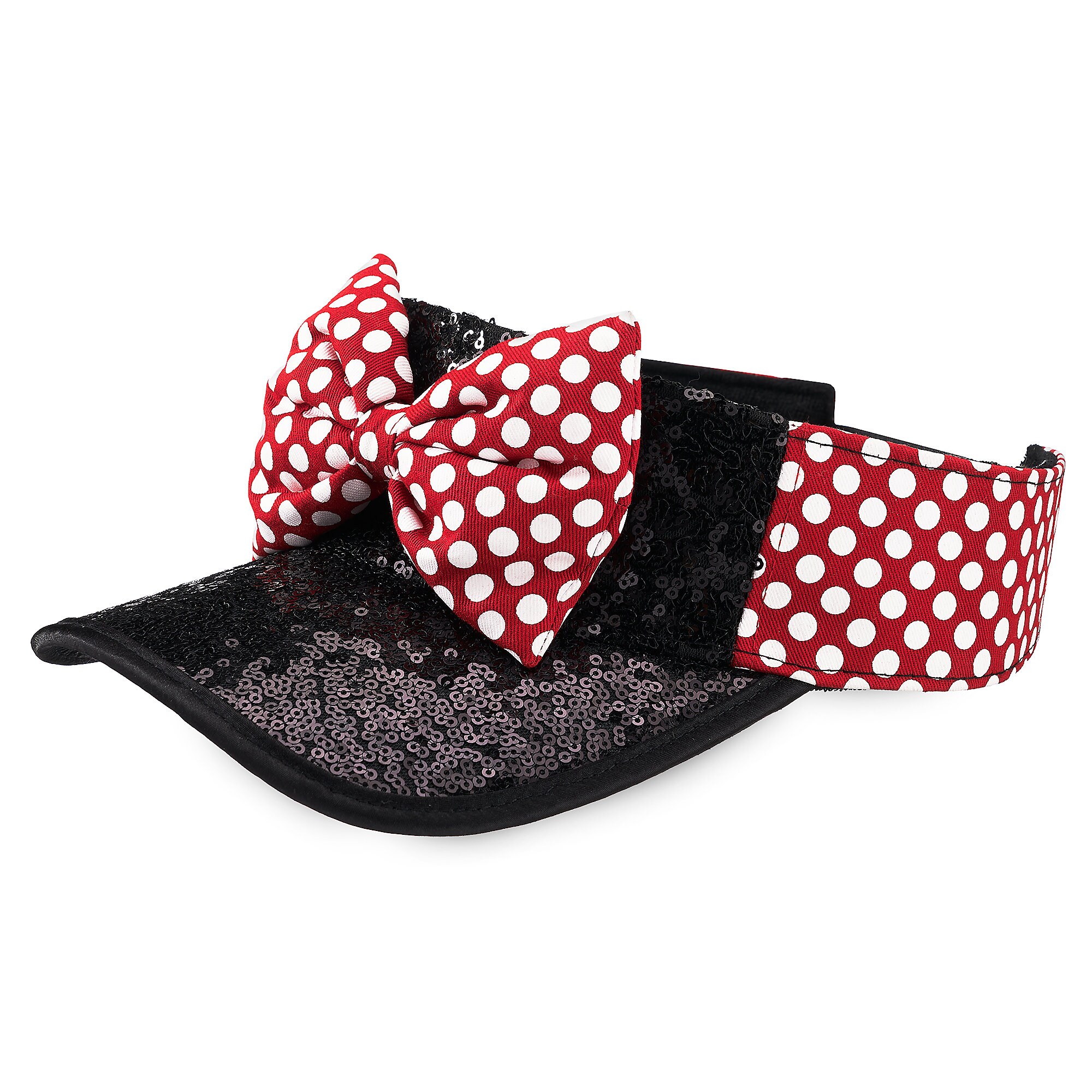 Minnie Mouse Sequin Visor for Adults
