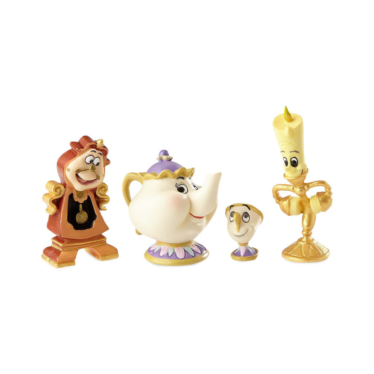 Product Image of Enchanted Objects Couture de Force Figure Set by Enesco - Beauty and the Beast # 1
