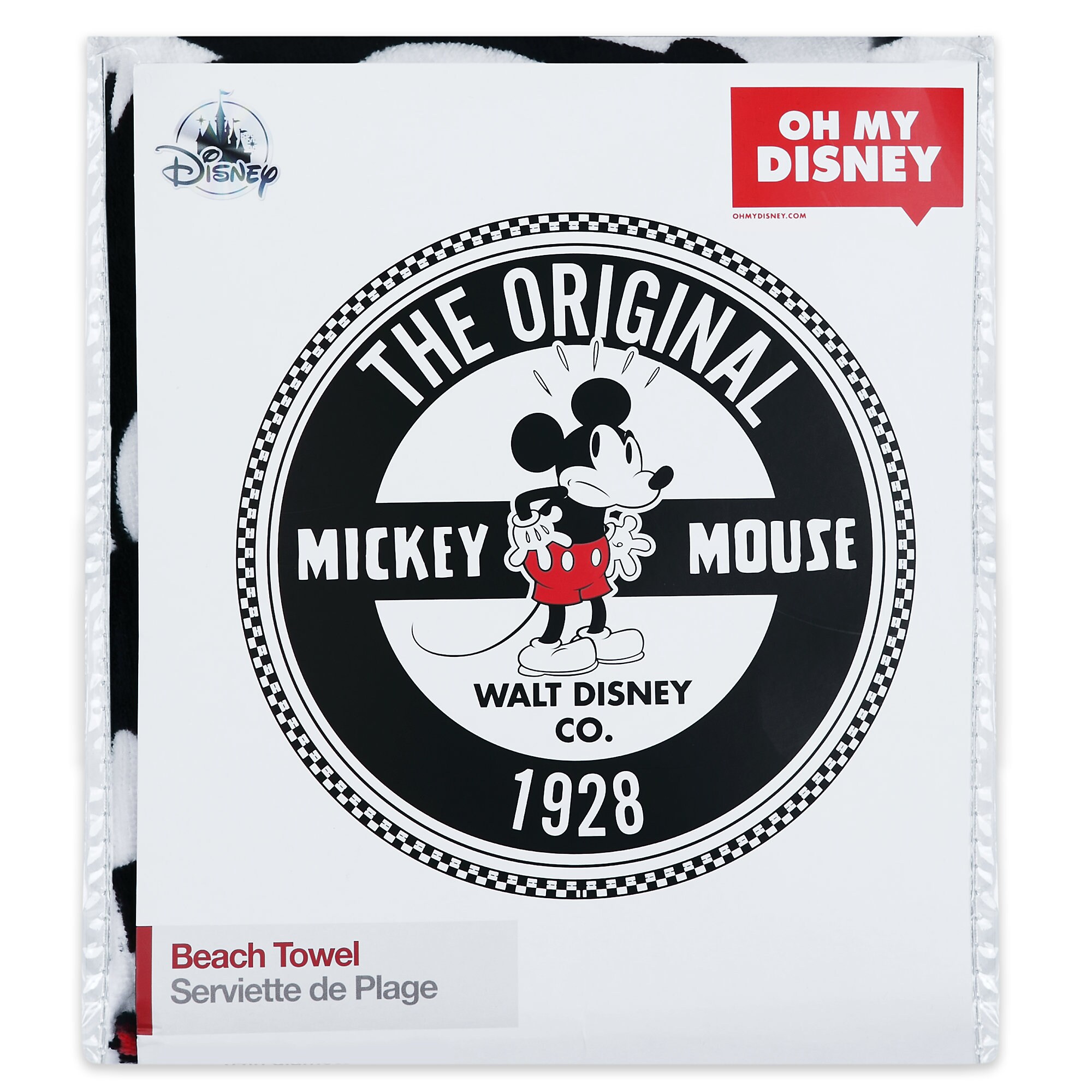 Mickey Mouse Round Beach Towel - Oh My Disney
