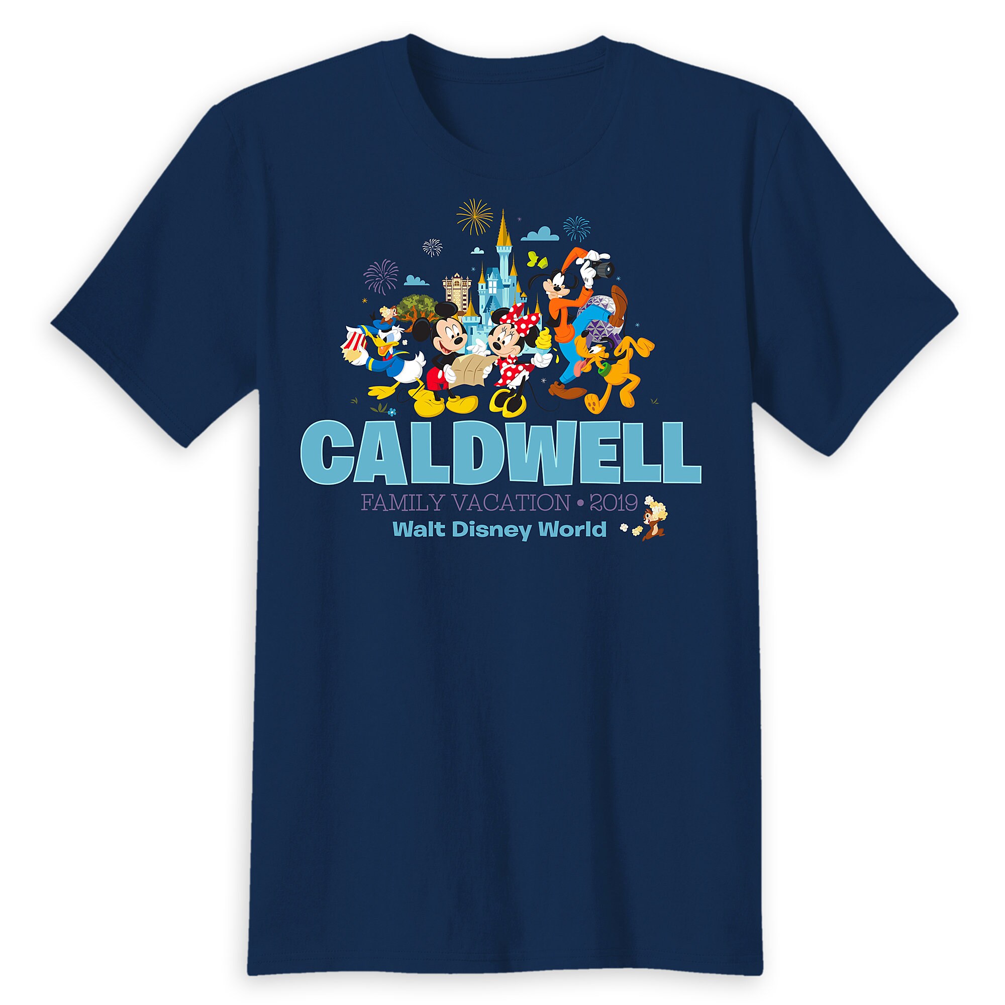 Mickey Mouse and Friends Family Vacation T-Shirt for Adults - Walt Disney World 2019 - Customized