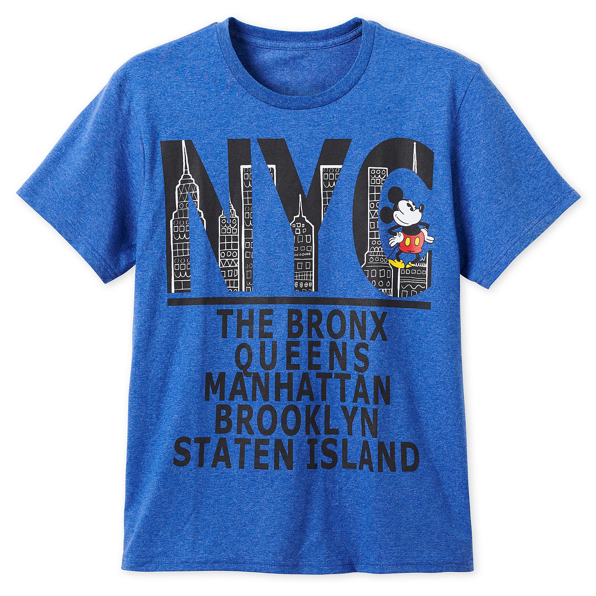 Mickey Mouse New York Boroughs T-Shirt for Men