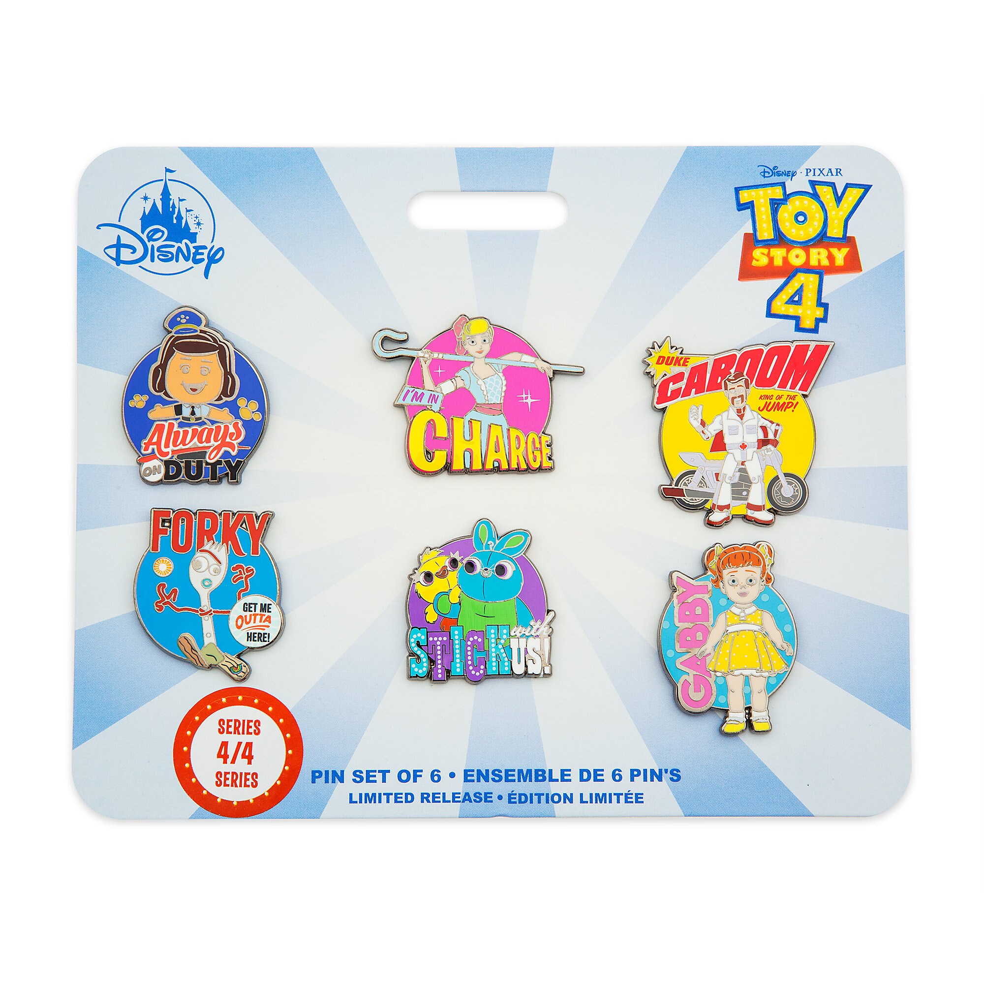 Toy Story 4 Pin Set - Limited Release
