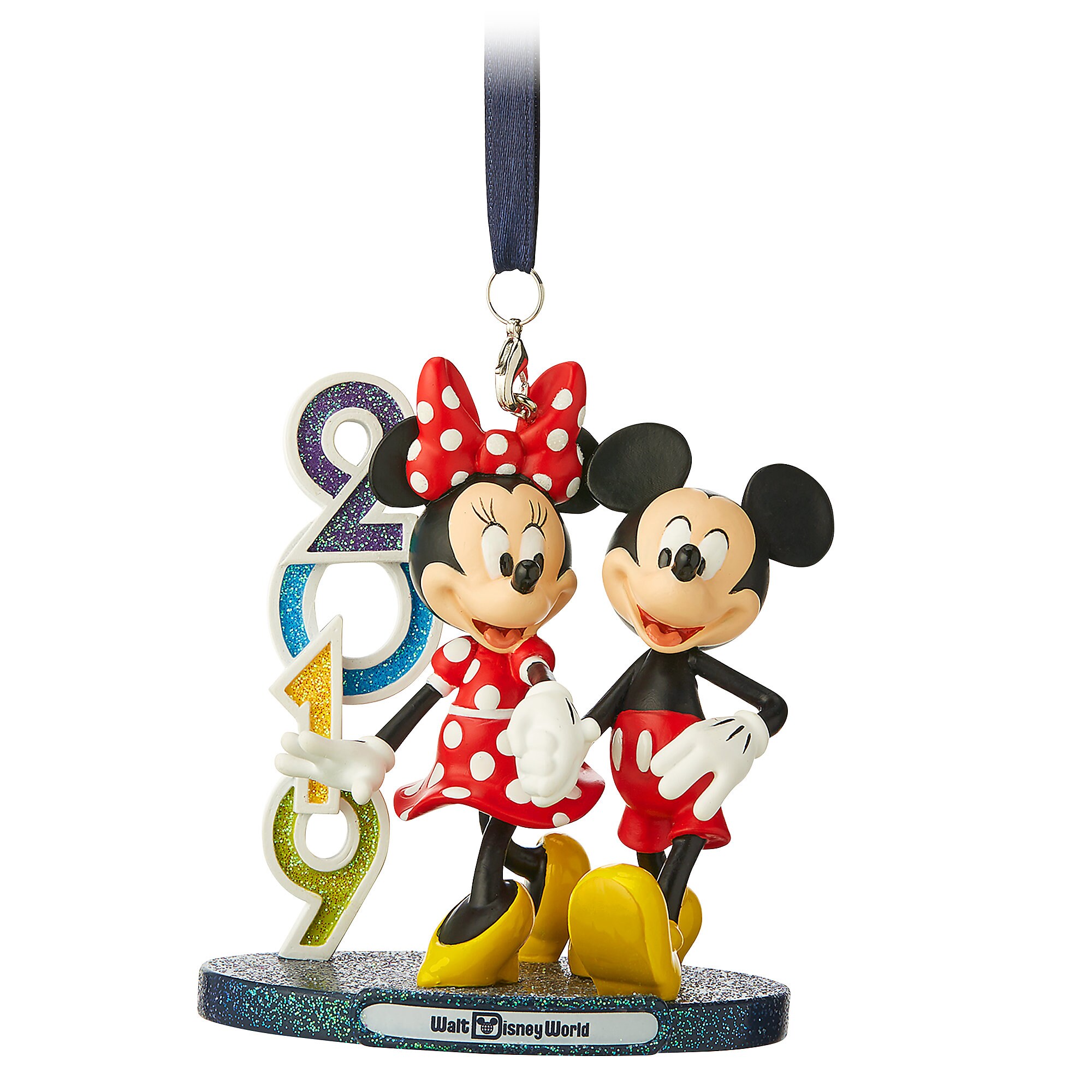Mickey and Minnie Mouse Figural Ornament - Walt Disney World 2019