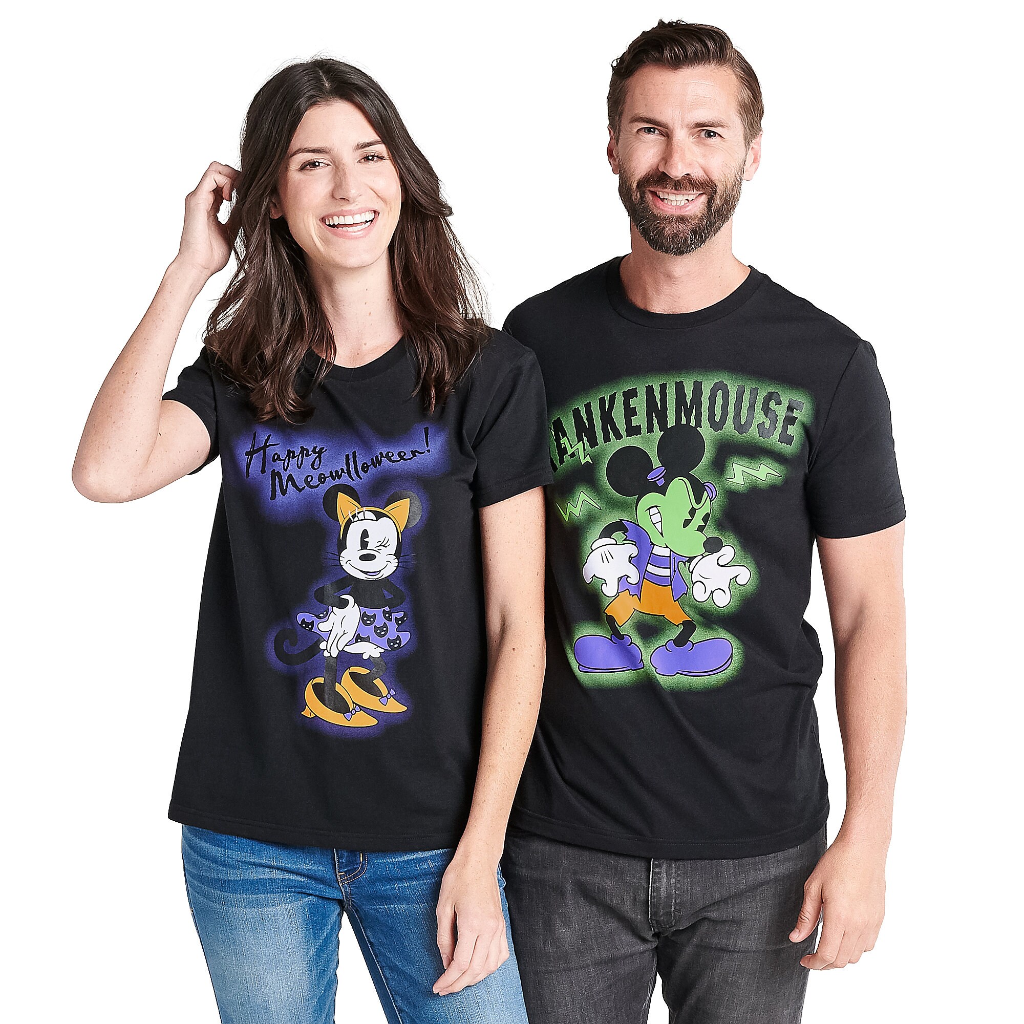 Minnie Mouse Halloween T-Shirt for Women - Glow-in-the-Dark
