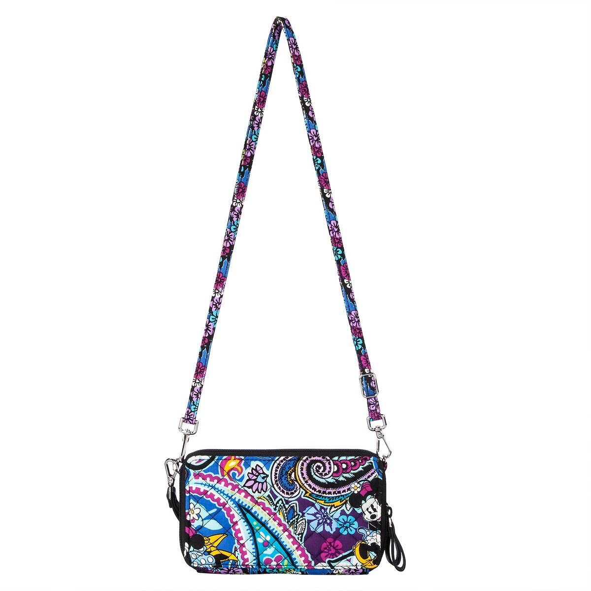 Vera Bradley Mickey and Minnie Paisley All-In-One Crossbody