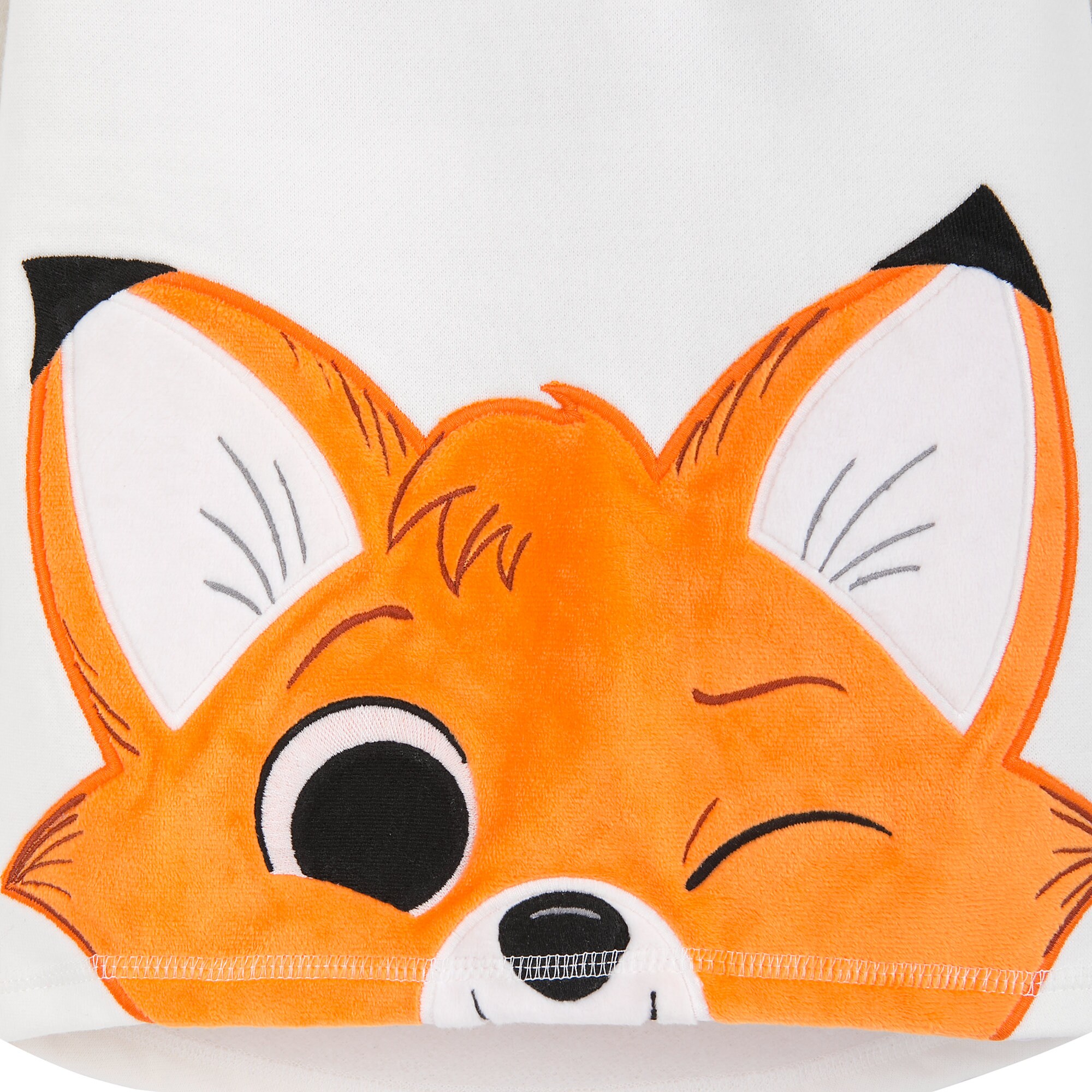 Disney Tod Pullover Top for Girls The Fox and The Hound Furrytale Friends Collection Orange