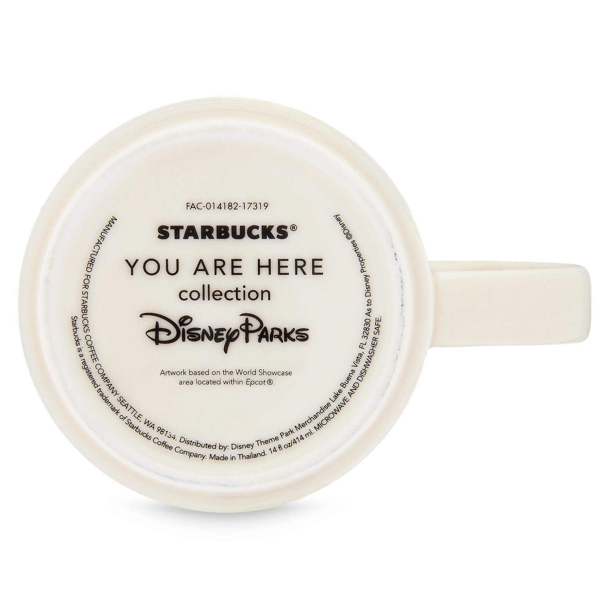 Epcot Starbucks YOU ARE HERE Mug