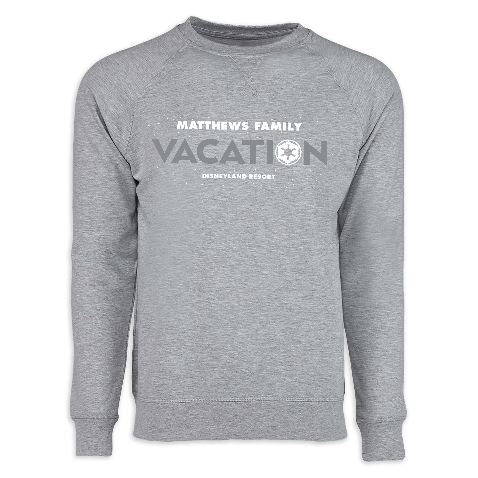 Adults' Star Wars Empire Family Vacation Long Sleeve T-Shirt - Disneyland - Customized
