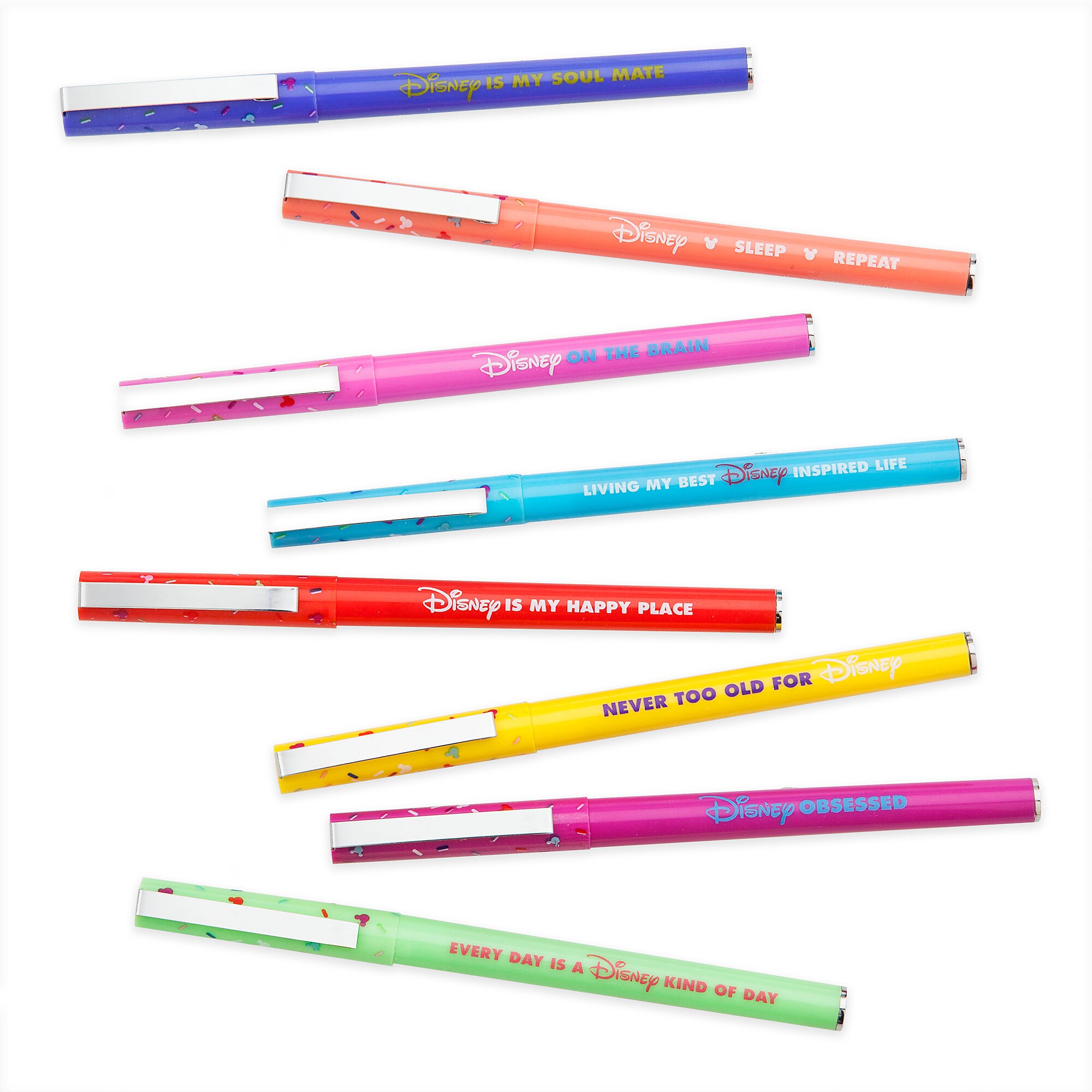 Mickey Mouse Donut Multi Colored Pen Set