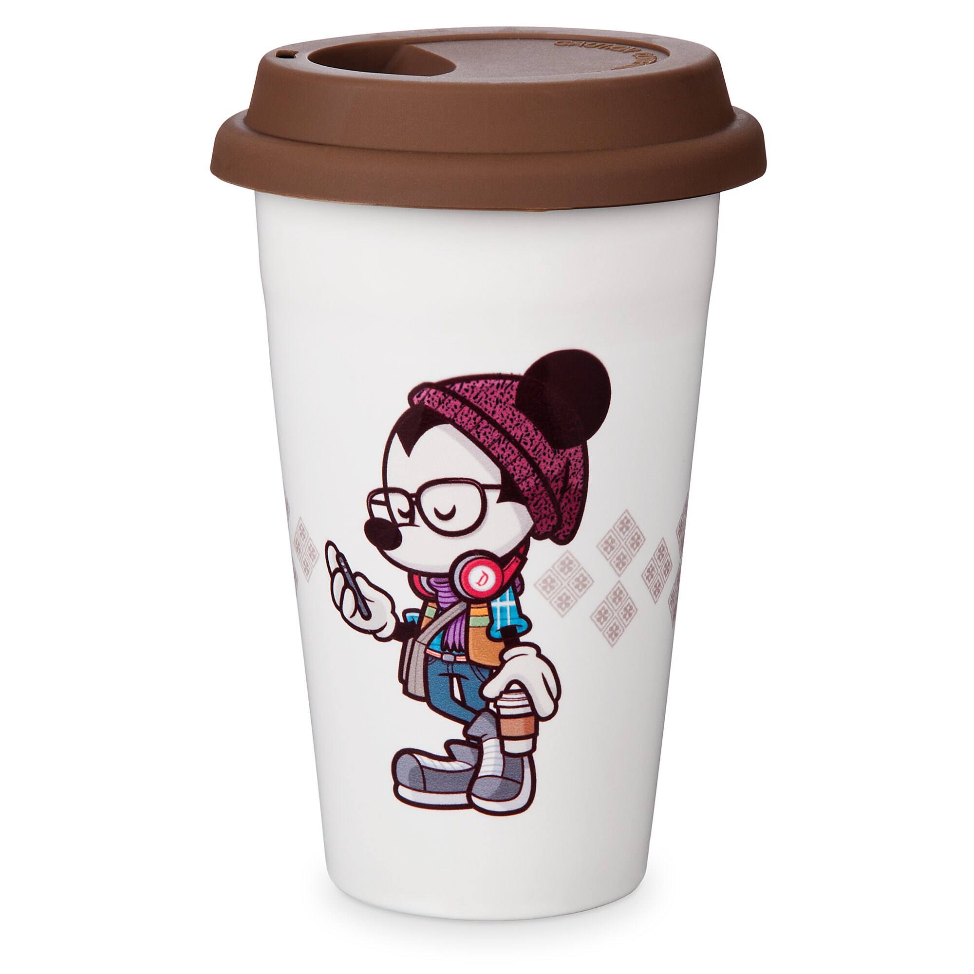 Mickey Mouse ''Hipster Mickey'' Travel Mug by Jerrod Maruyama