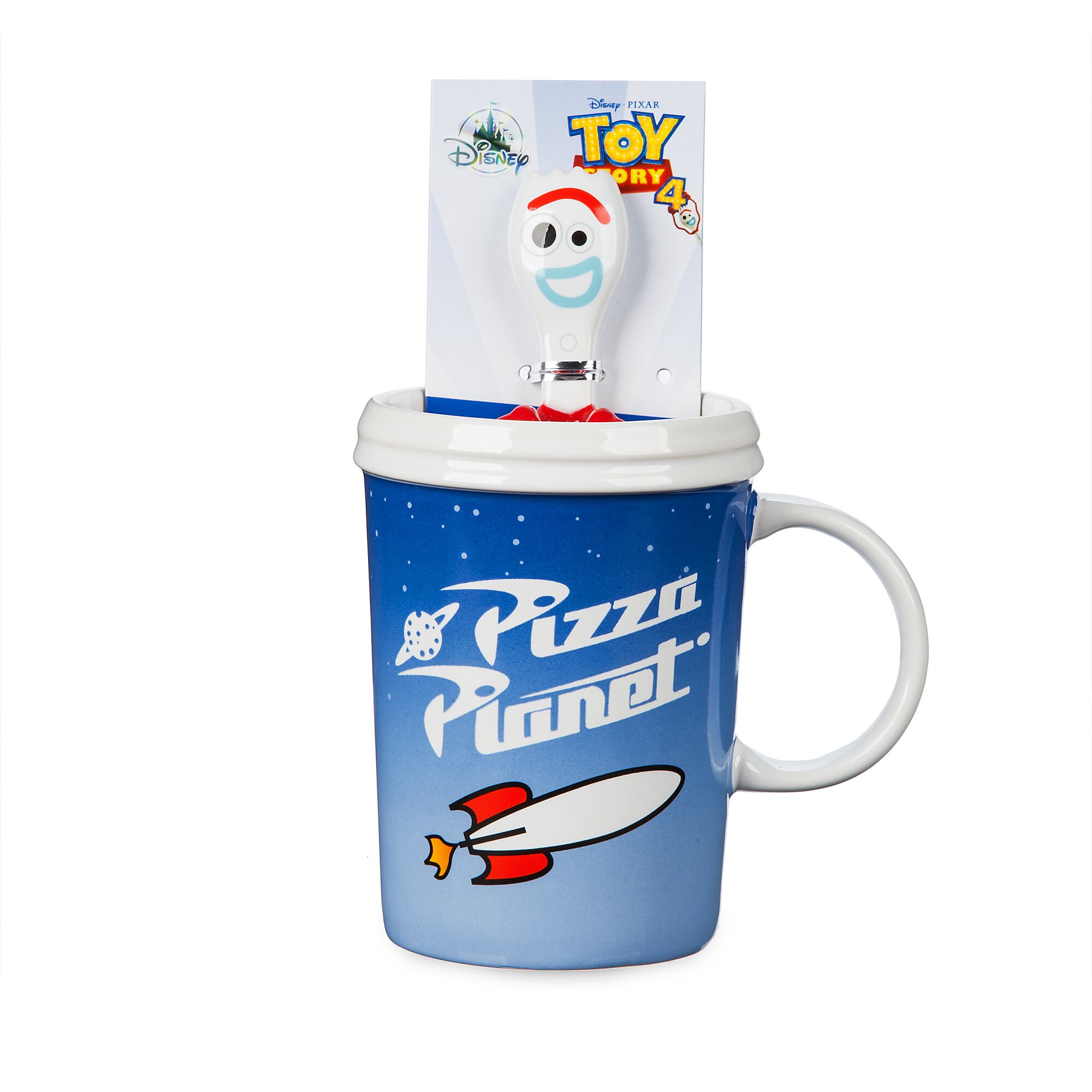 Pizza Planet Mug and Forky Spoon Set - Toy Story 4