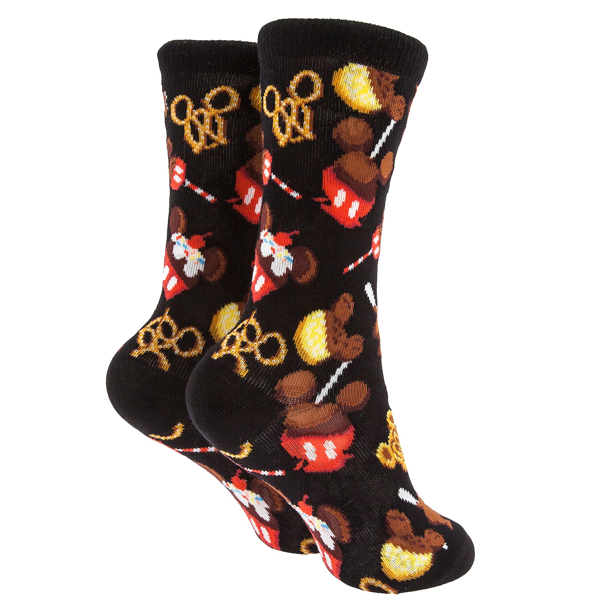 Mickey Mouse Disney Parks Food Icon Cupcake Socks for Kids