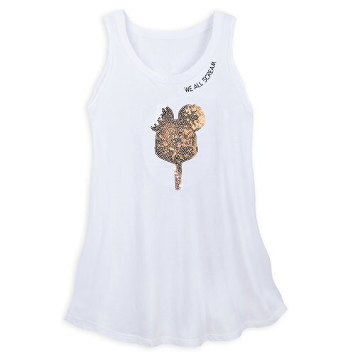 Mickey Mouse Ice Cream Bar Sequined Tank Top for Women | shopDisney