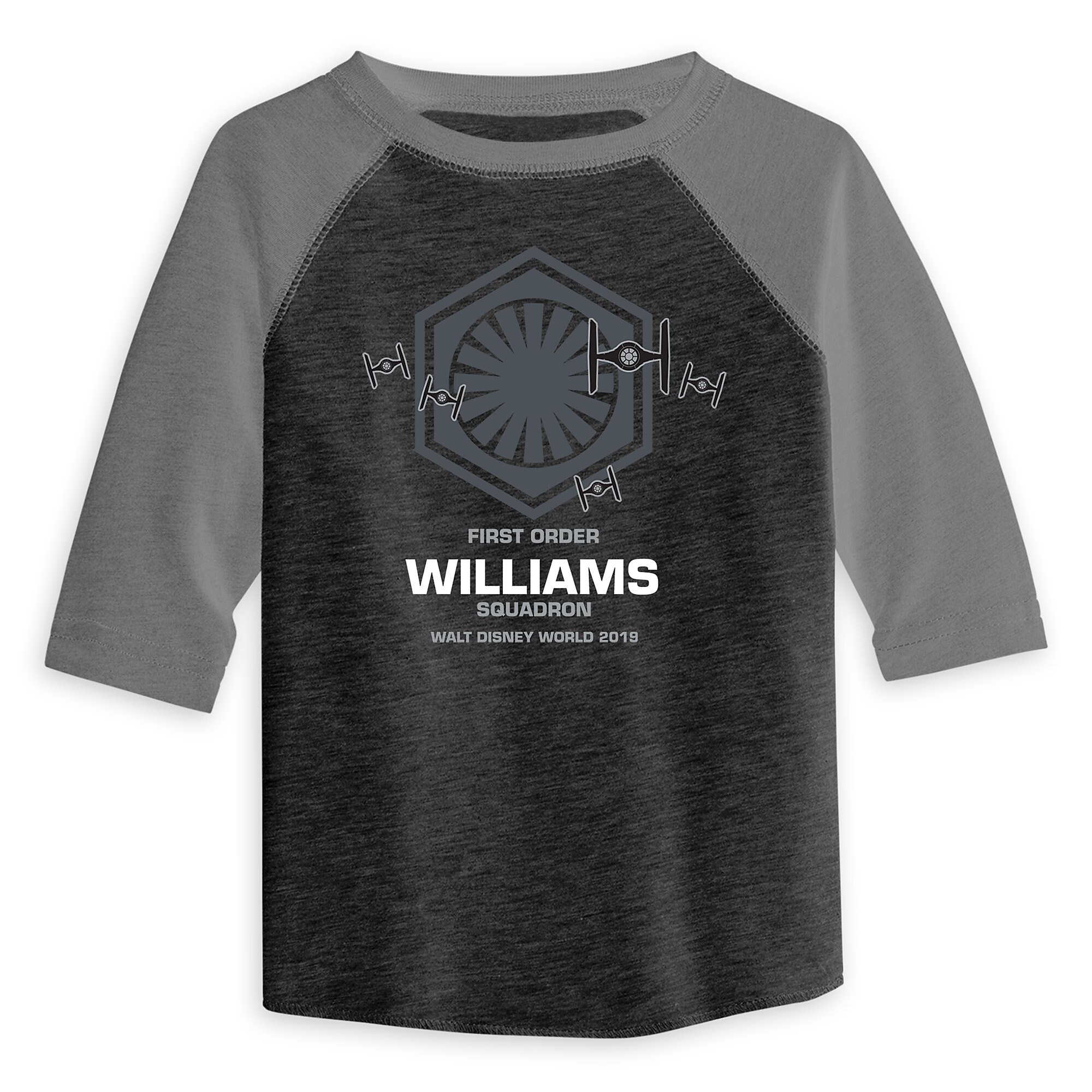 Toddlers' Star Wars First Order Squadron Raglan T-Shirt - Walt Disney World - Customized