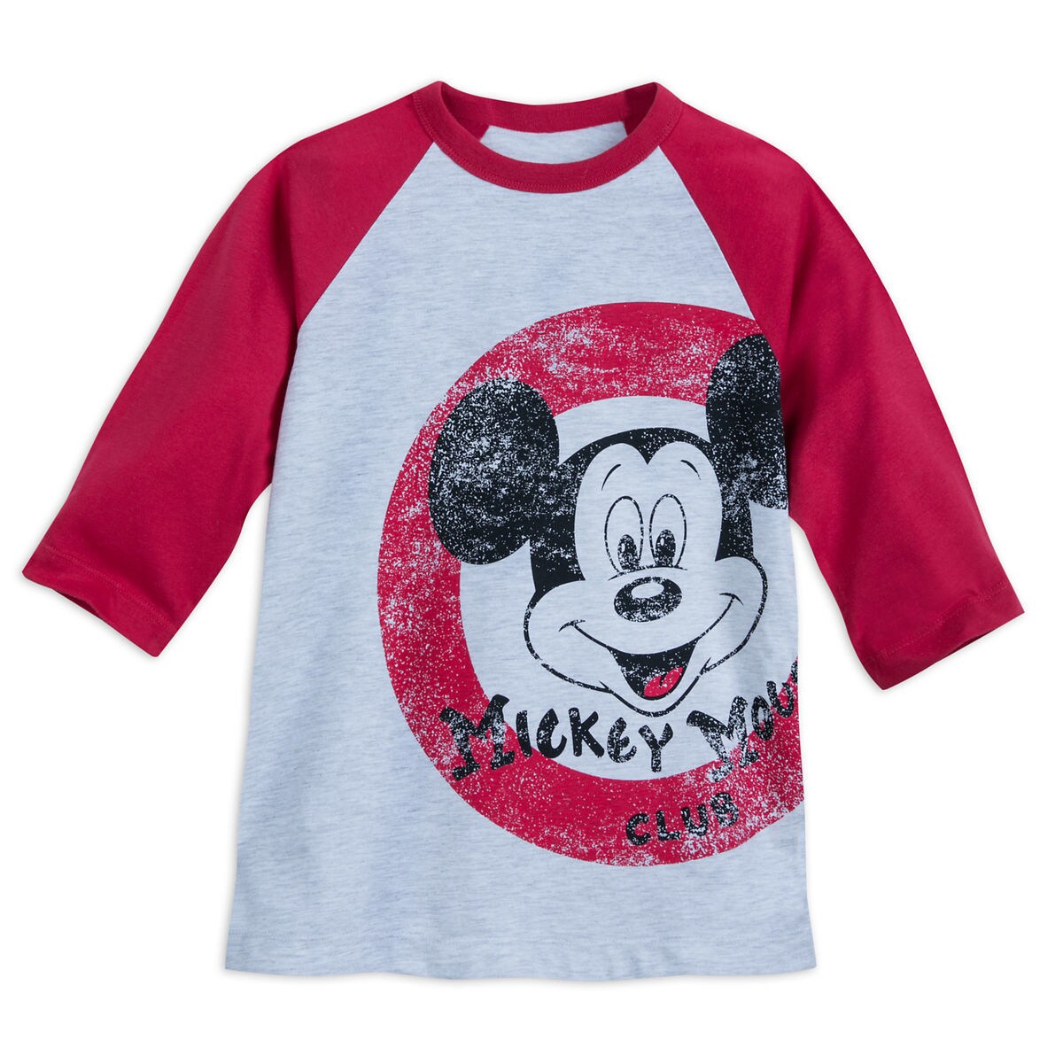 Product Image of Mickey Mouse Club Raglan Shirt for Kids # 1