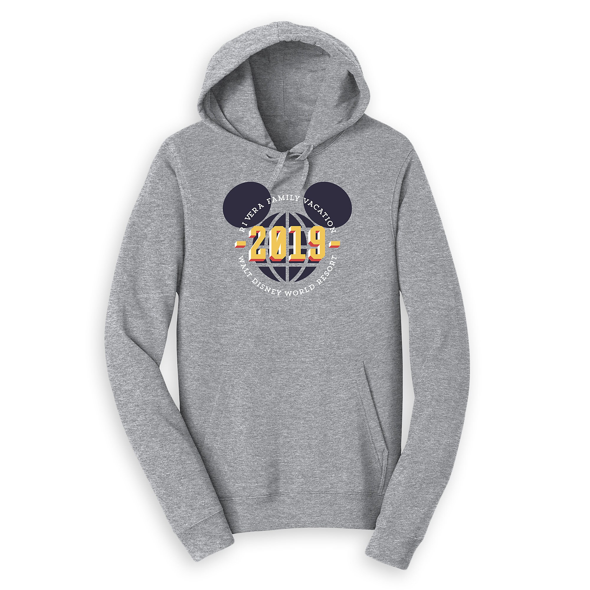 Adults' Mickey Mouse Family Vacation Pullover Hoodie - Walt Disney World Resort - 2019 - Customized