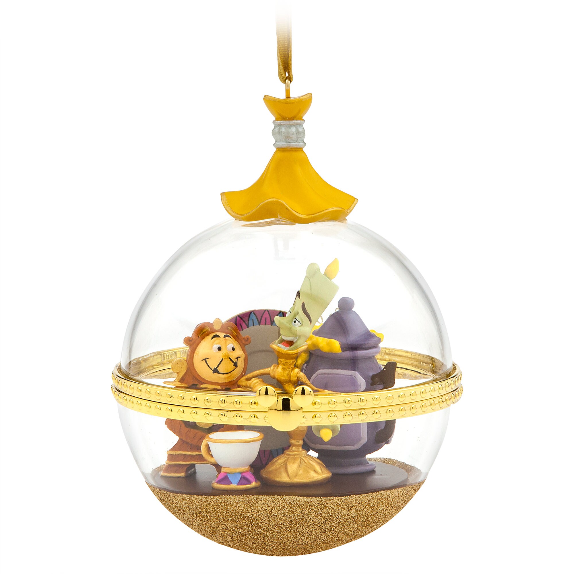 Lumiere and Cogsworth Disney Duos Sketchbook Ornament - Beauty and the Beast - March - Limited Release