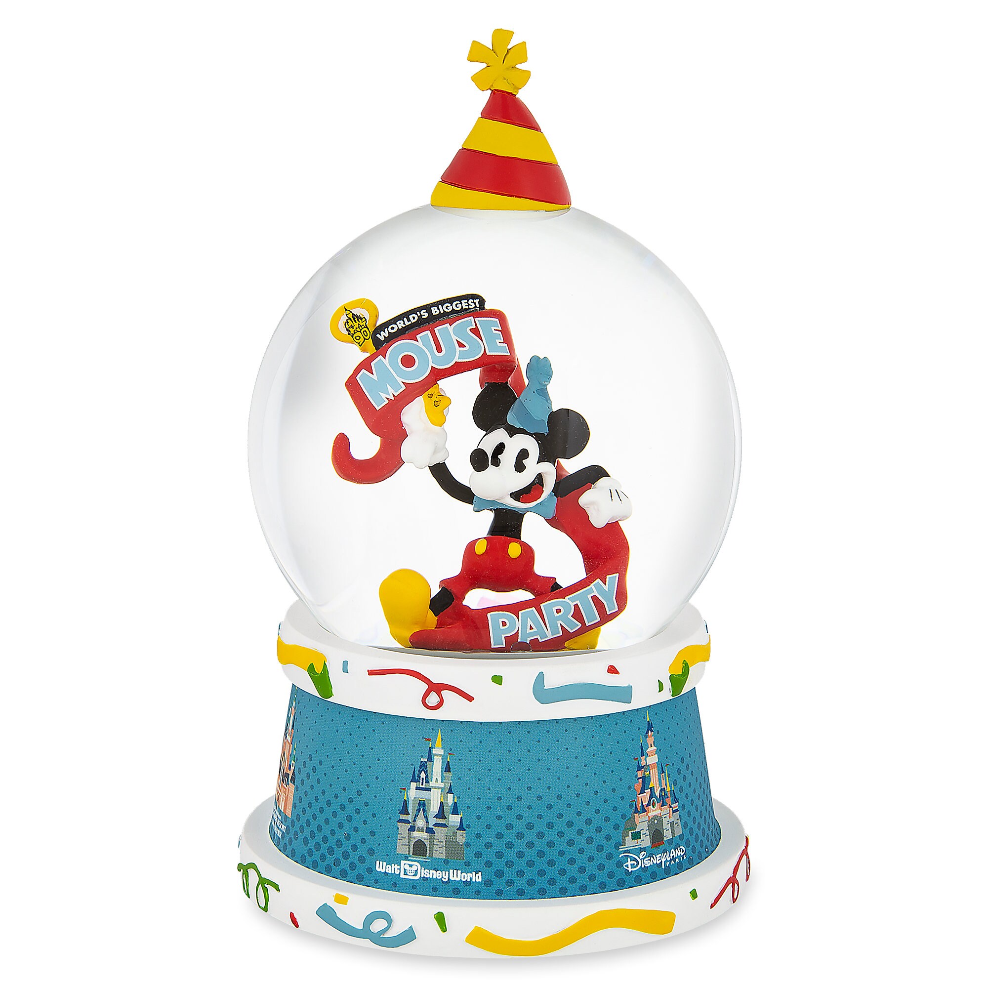 Mickey Mouse Light-Up Snowglobe - Mickey's Celebration