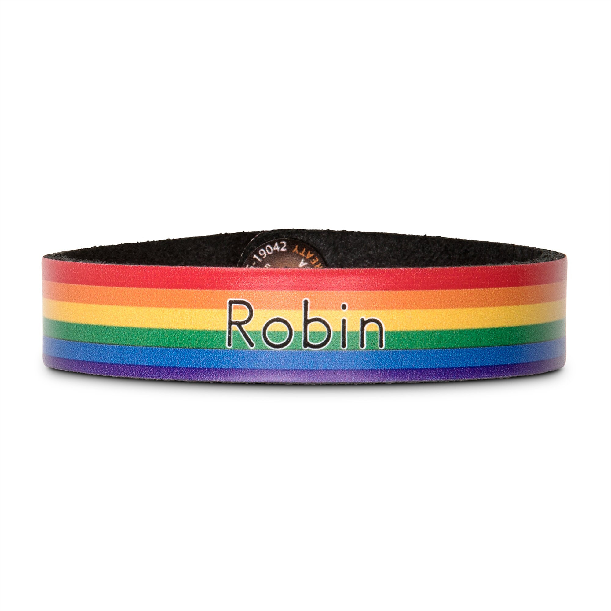 Rainbow Disney Collection Mickey Mouse Wristband by Leather Treaty - Personalized