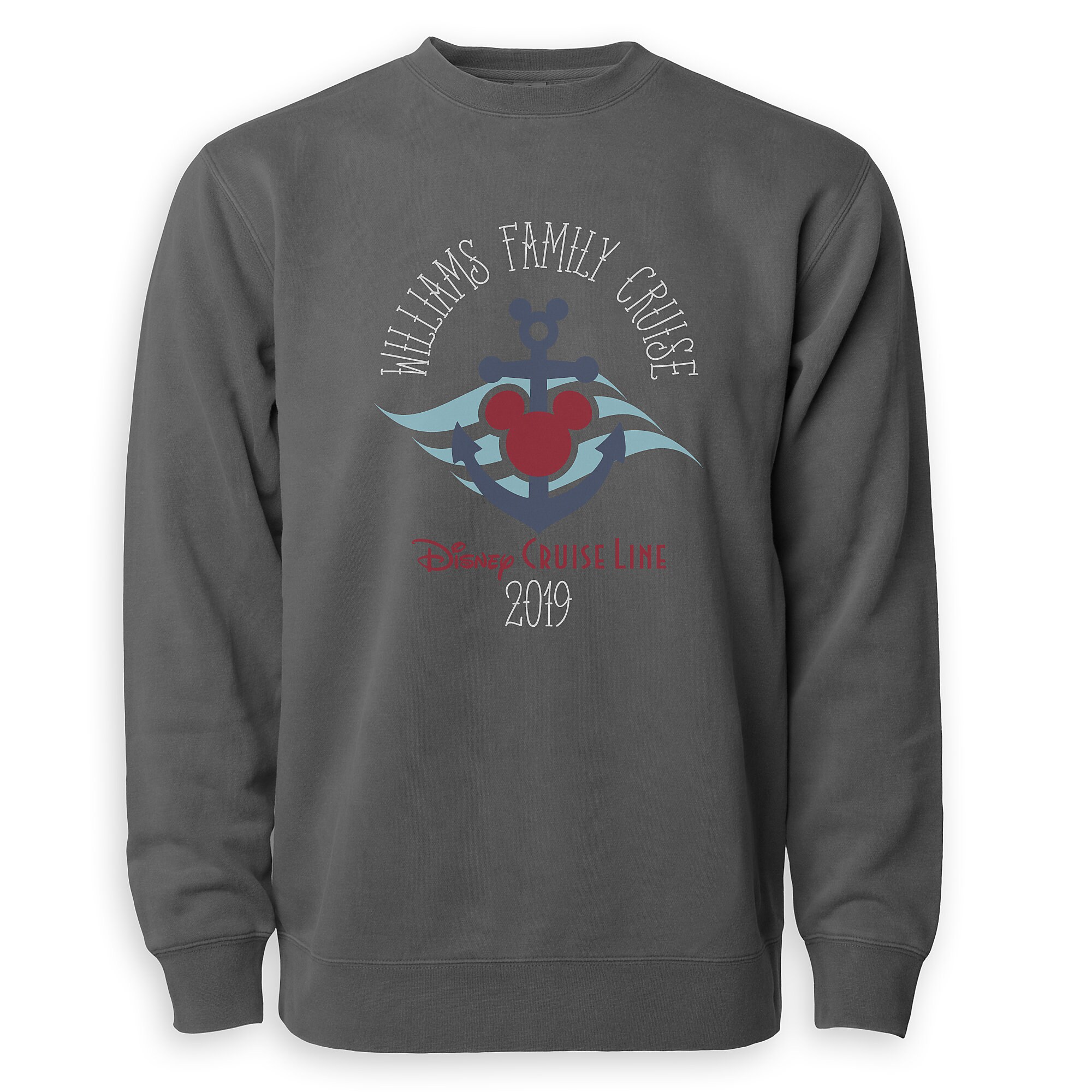 Adults' Disney Cruise Line Anchor Family Cruise 2019 Pullover - Customized