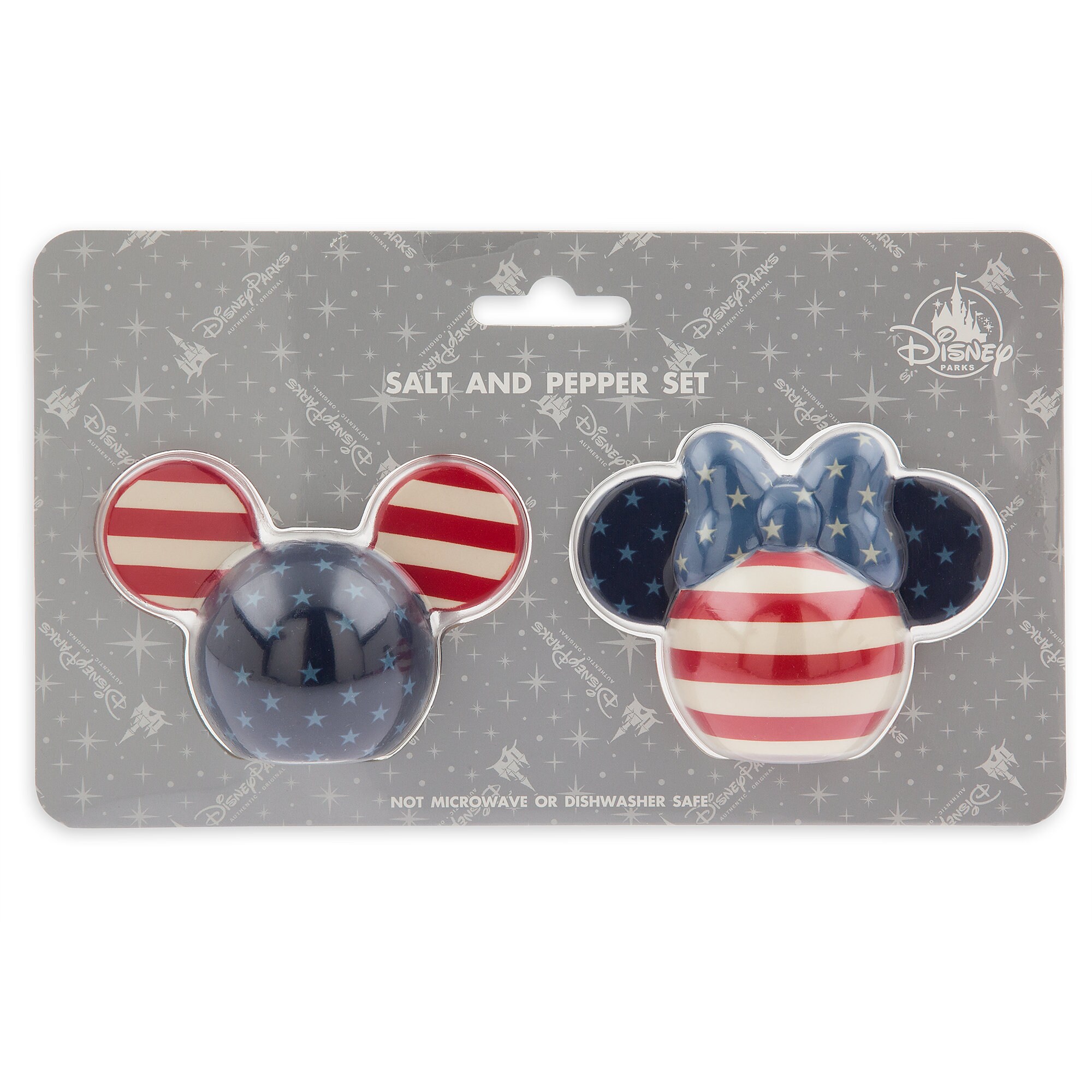 Mickey and Minnie Mouse Americana Salt and Pepper Set