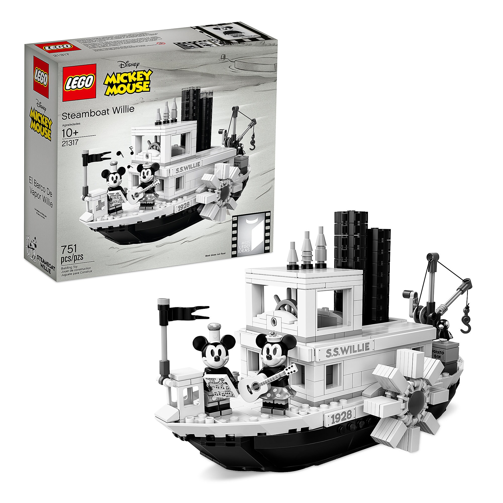 Mickey Mouse Steamboat Willie Set by LEGO