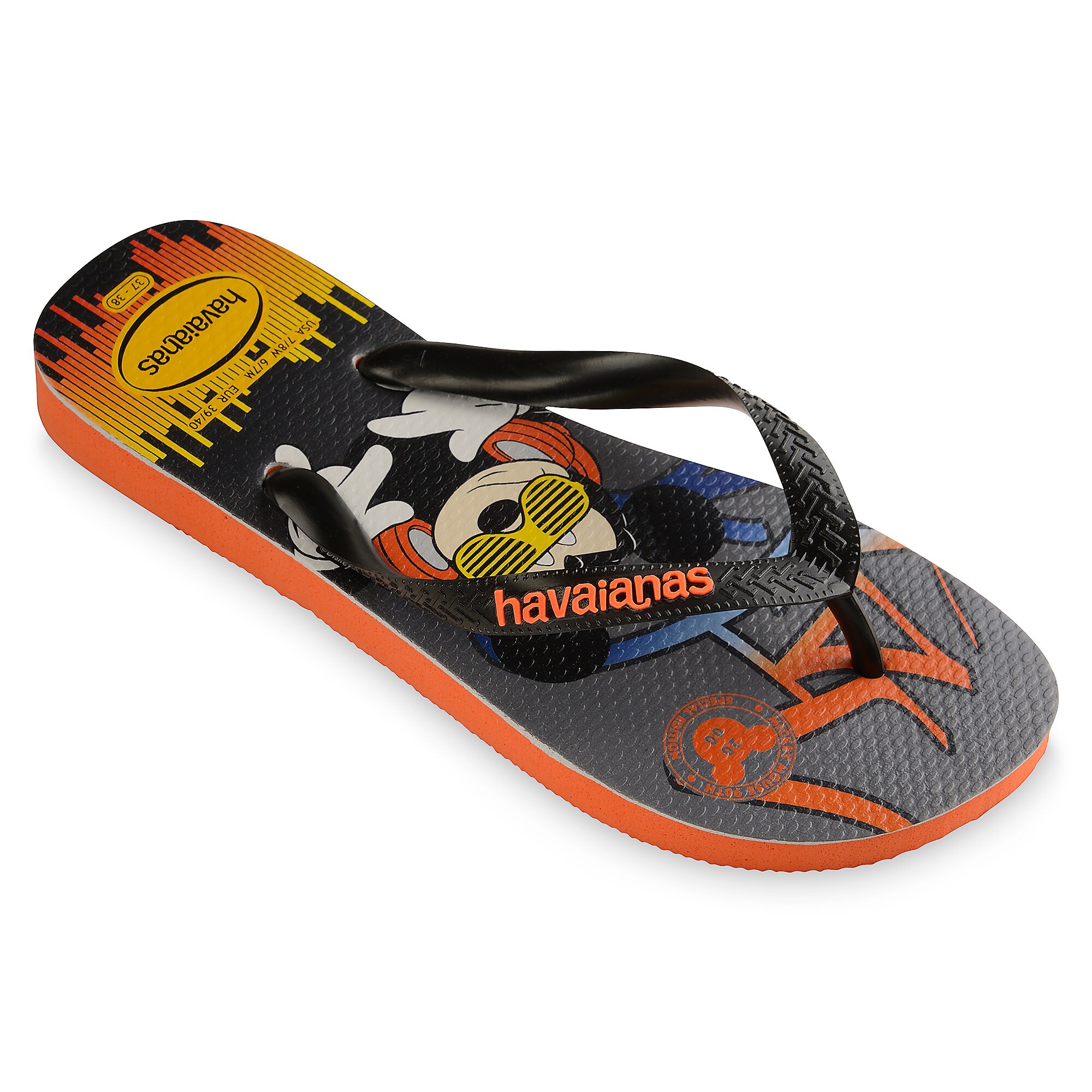  Mickey  Mouse  Hip Hop Flip Flops  for Adults by Havaianas  