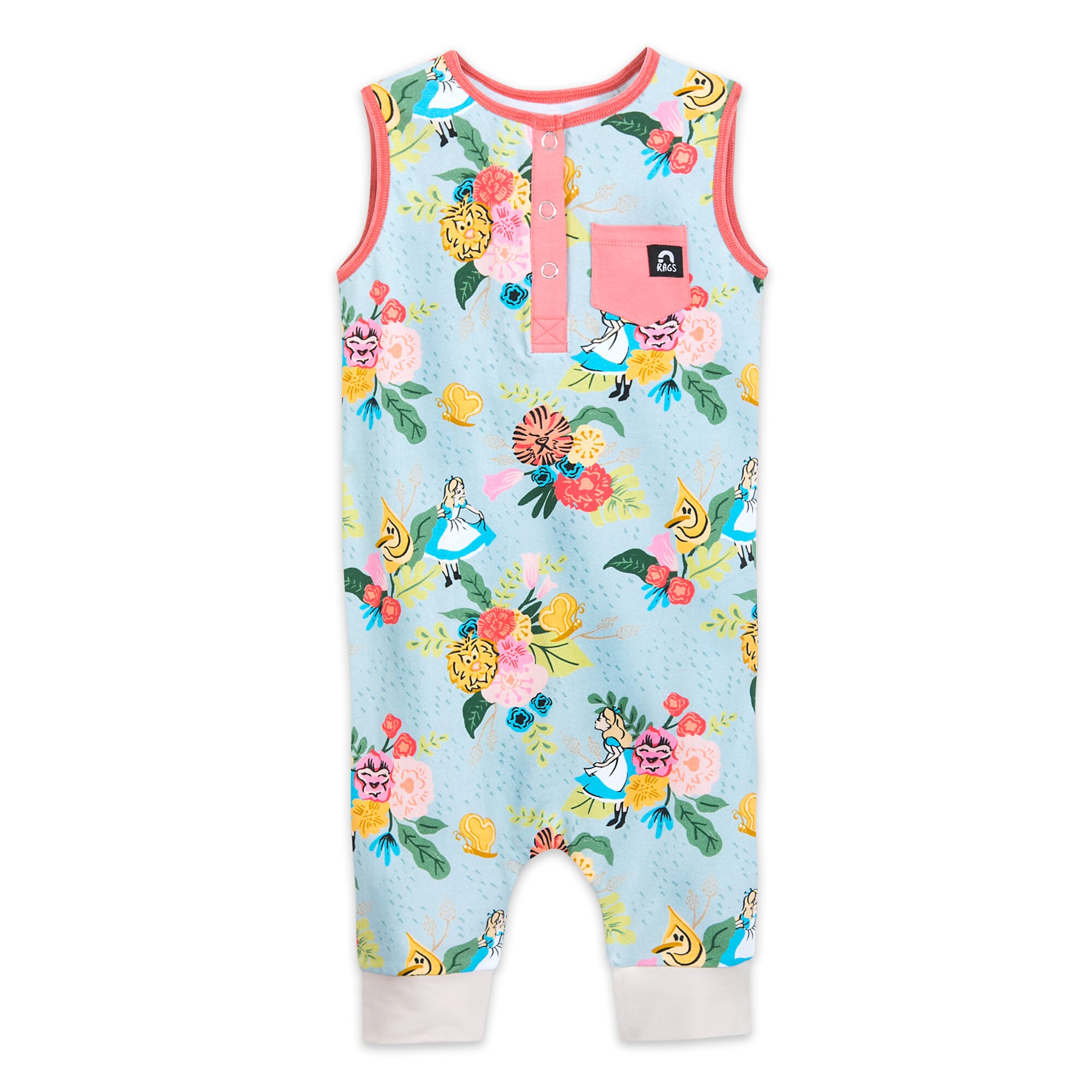 Alice in Wonderland Tank Romper for Baby and Toddler by RAGS