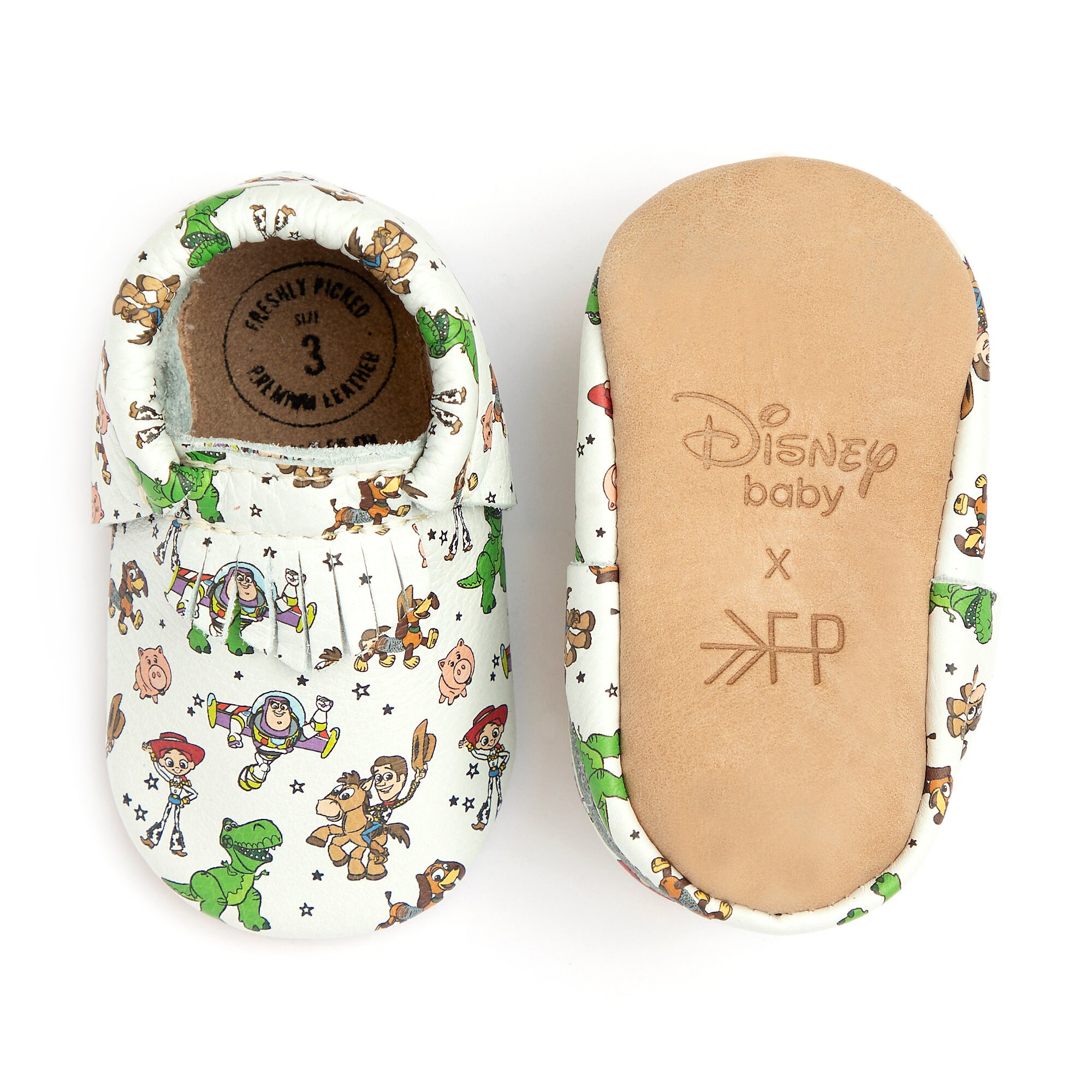 Toy Story Moccasins for Baby by Freshly Picked