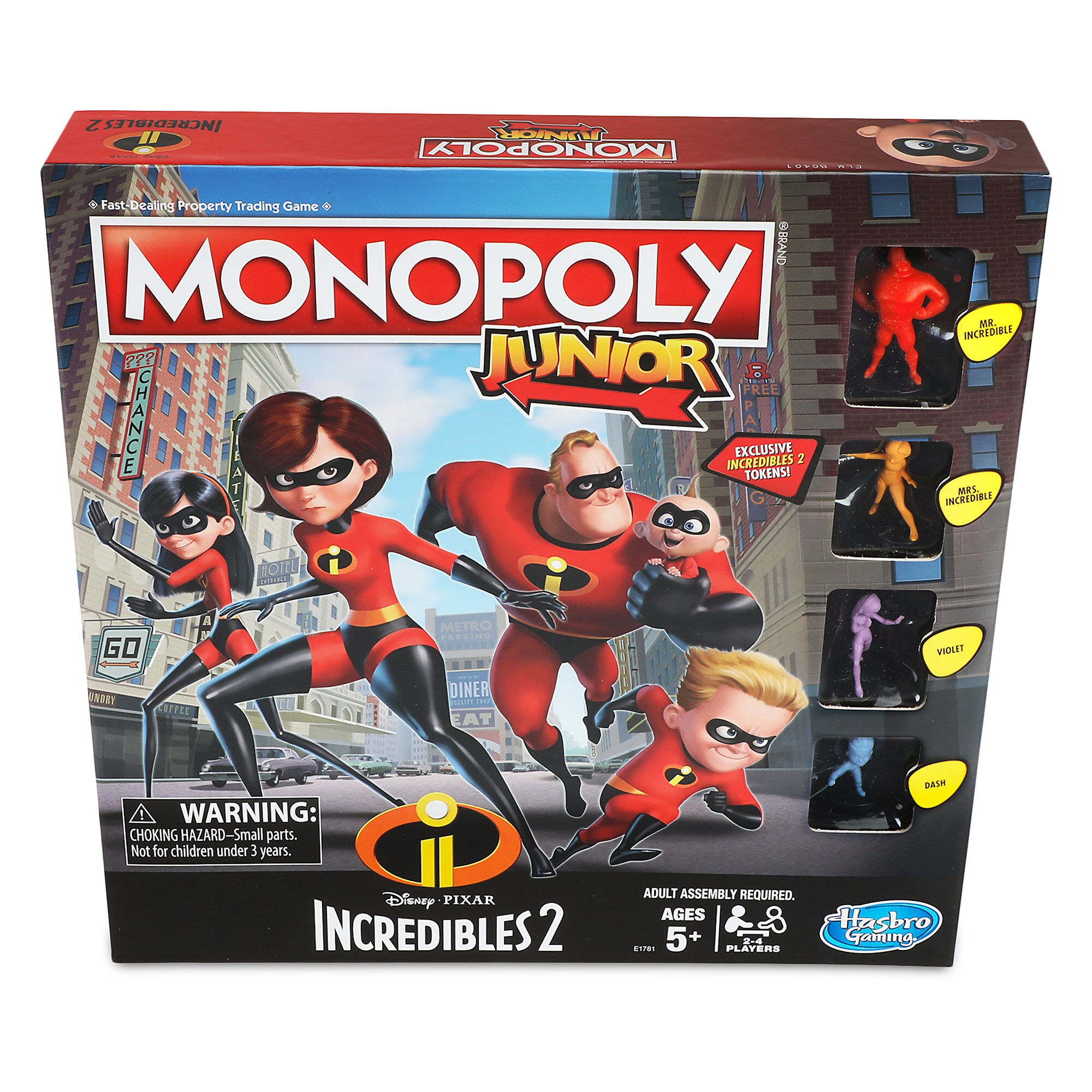 Incredibles 2 Monopoly Junior Game