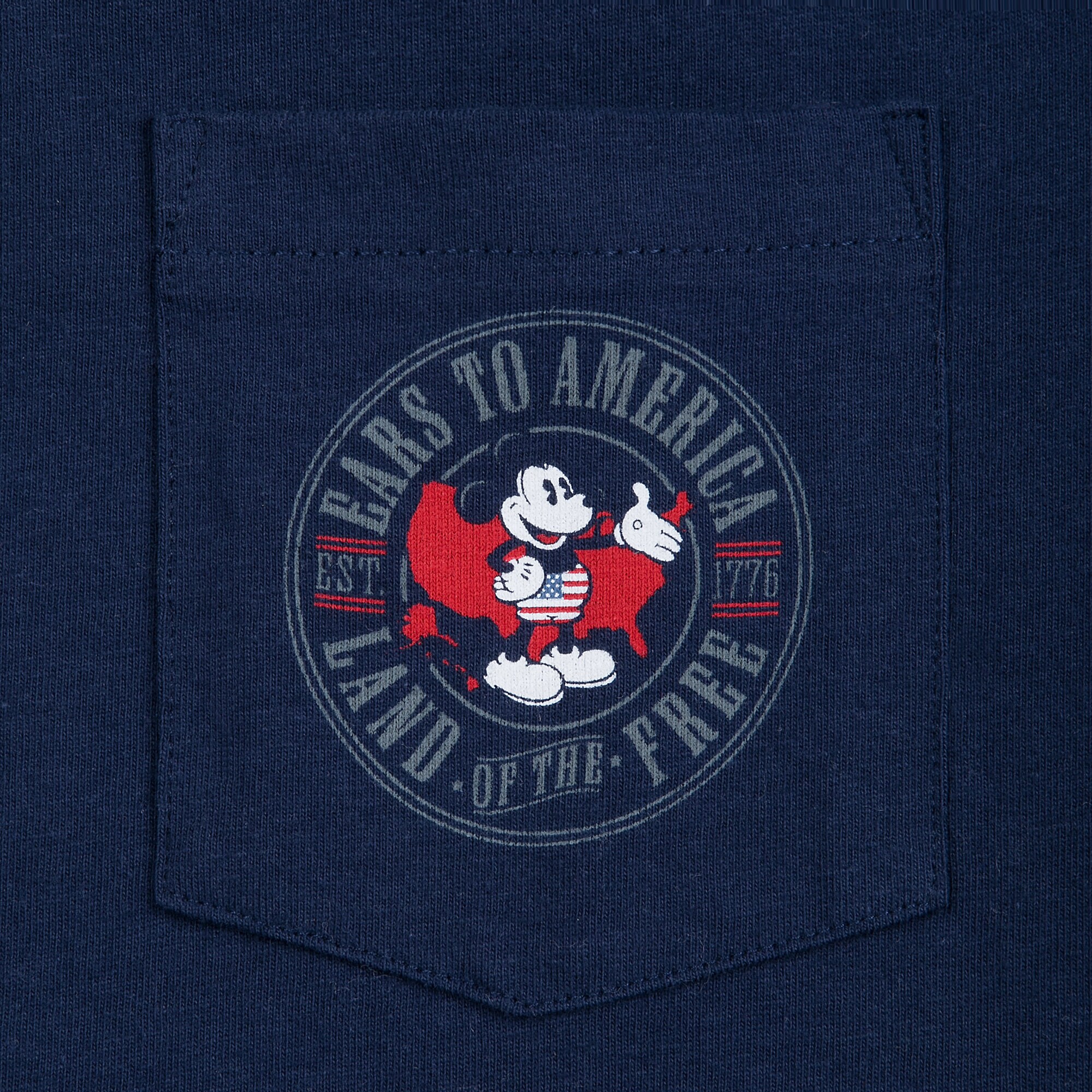 Mickey Mouse Americana Pocket T-Shirt for Men - Walt Disney World