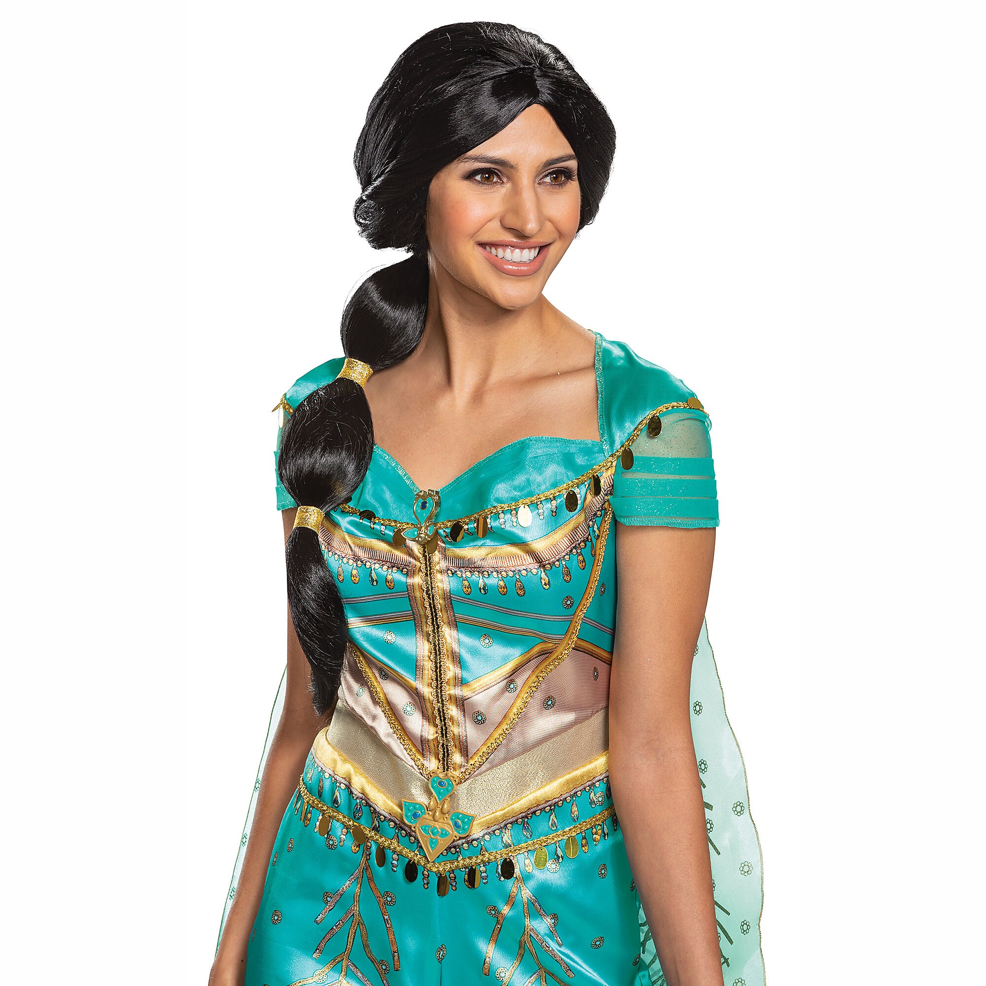 Jasmine Costume Wig for Adults by Disguise - Aladdin - Live Action Film