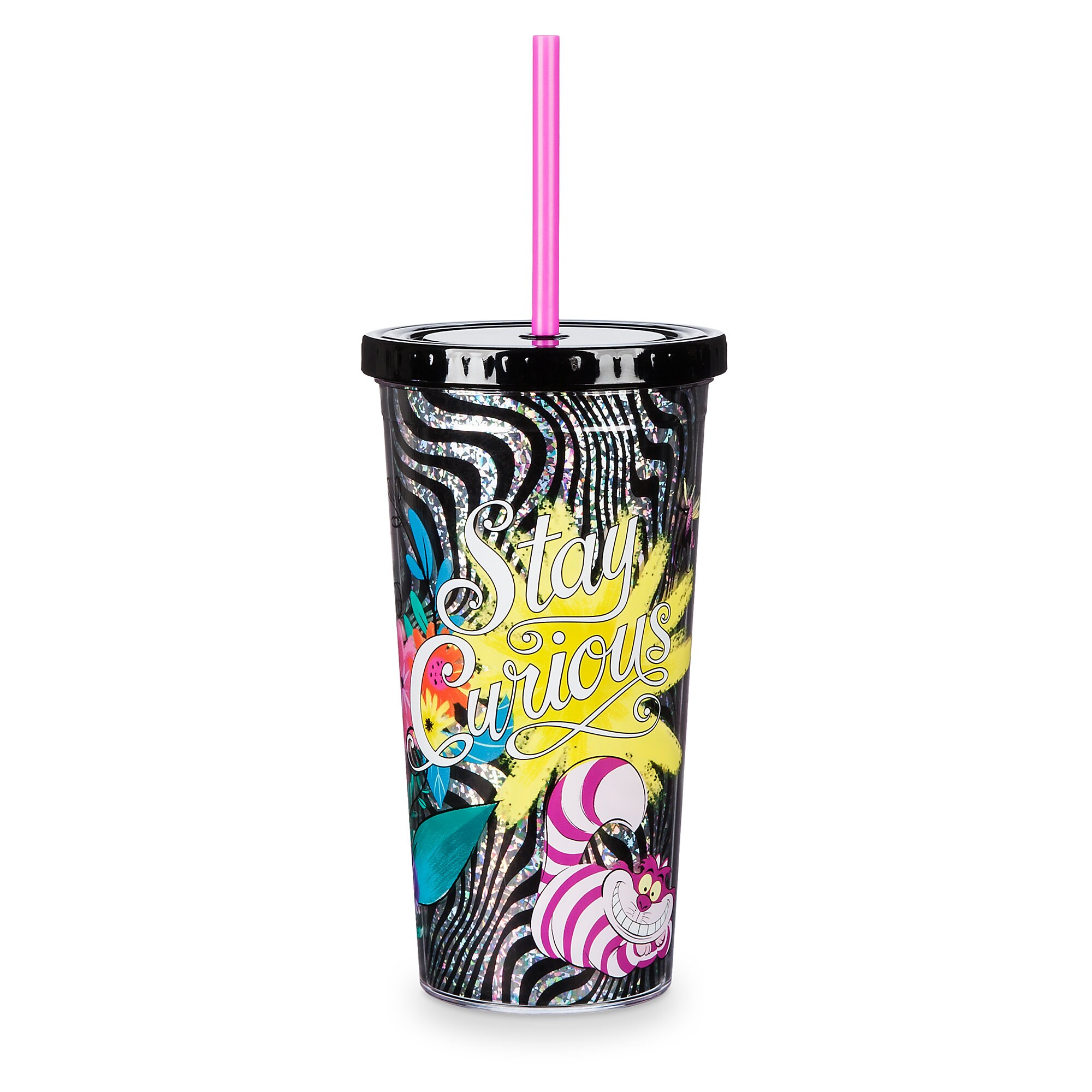 Alice in Wonderland Tumbler with Straw - Large