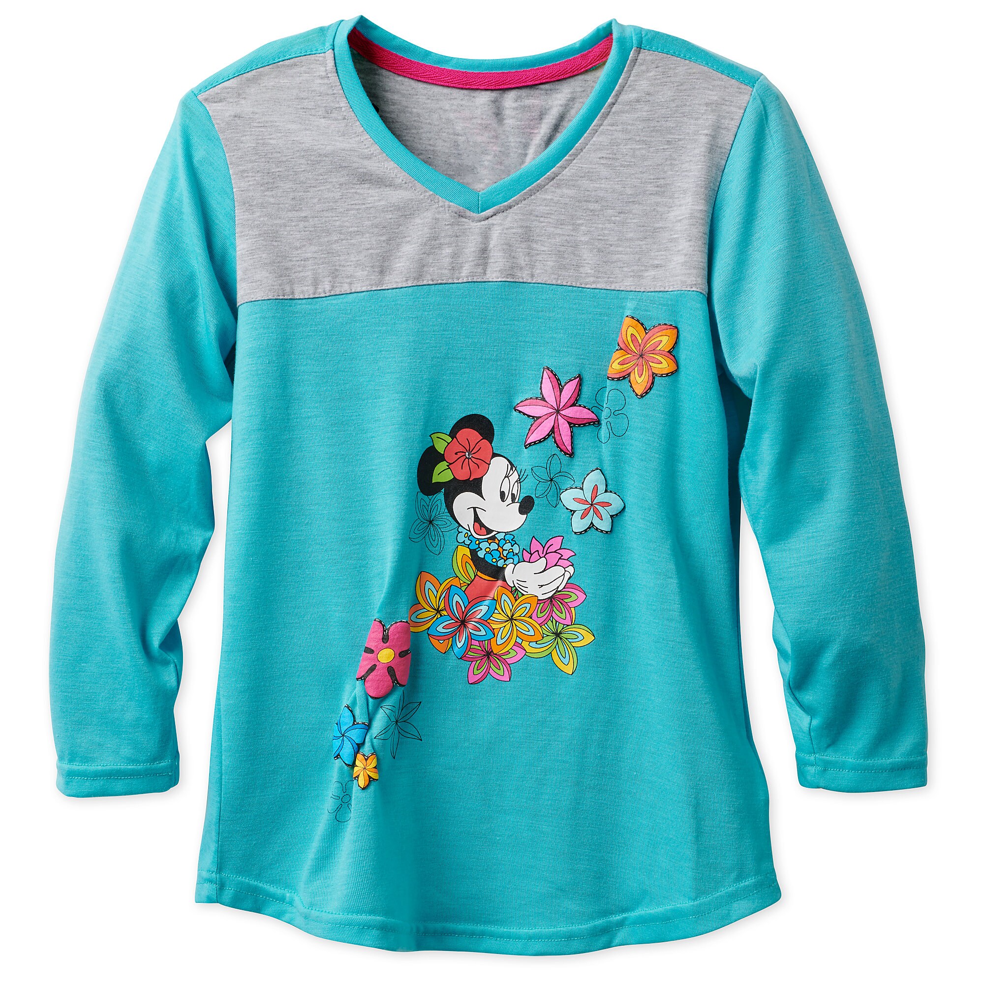 Minnie Mouse Long Sleeve T-Shirt for Girls - Aulani, A Disney Resort & Spa