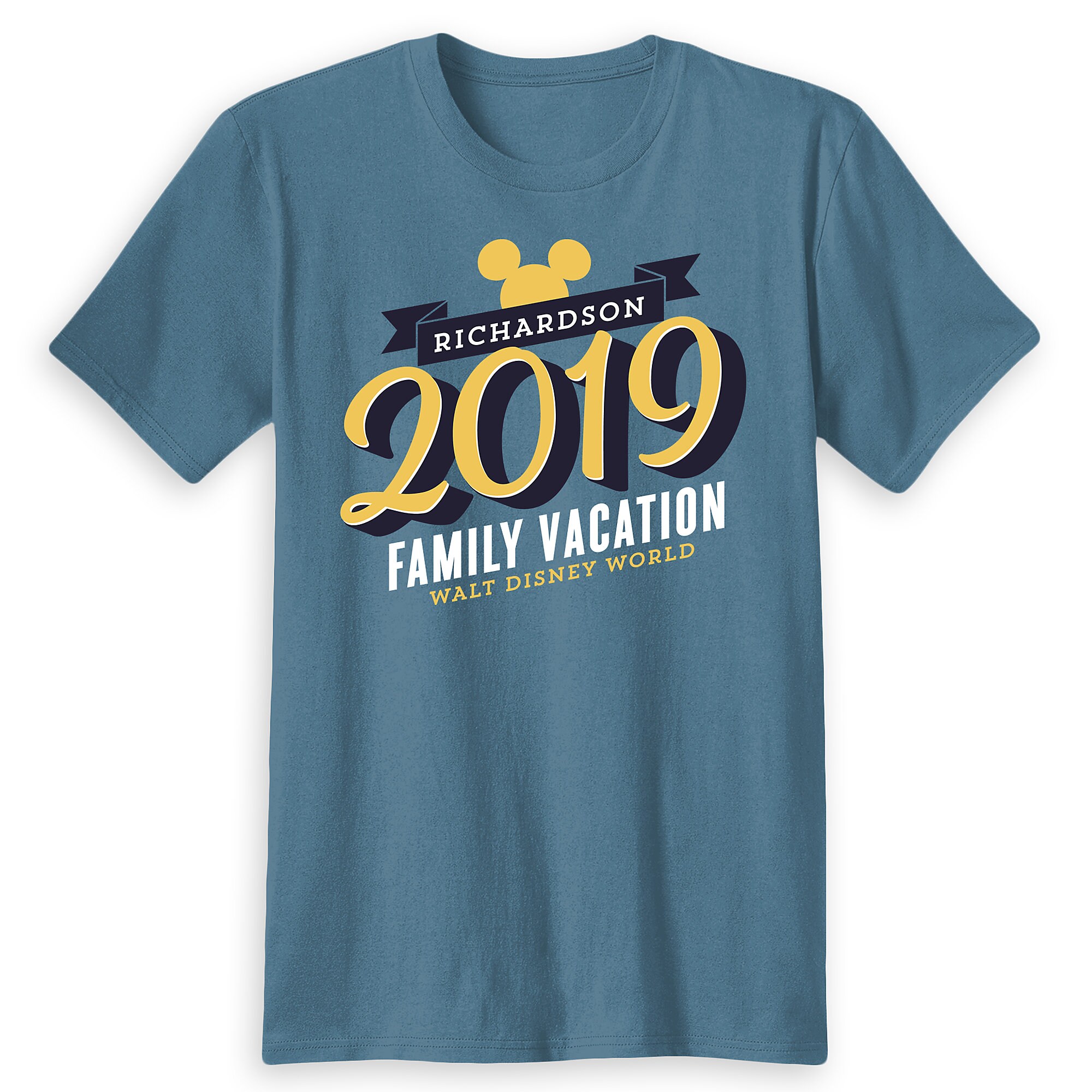 Adults' Mickey Mouse Family Vacation T-Shirt - Walt Disney World - 2019 - Customized