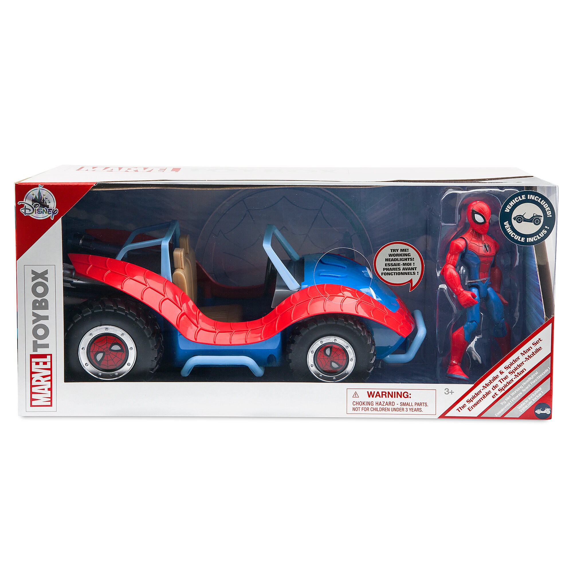 Spider-Man with Spider-Mobile Playset - Marvel Toybox