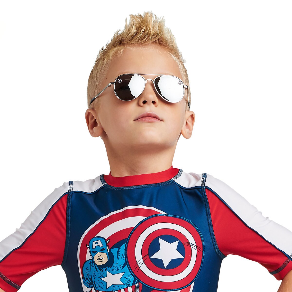 Product Image of Captain America Sunglasses for Kids # 2