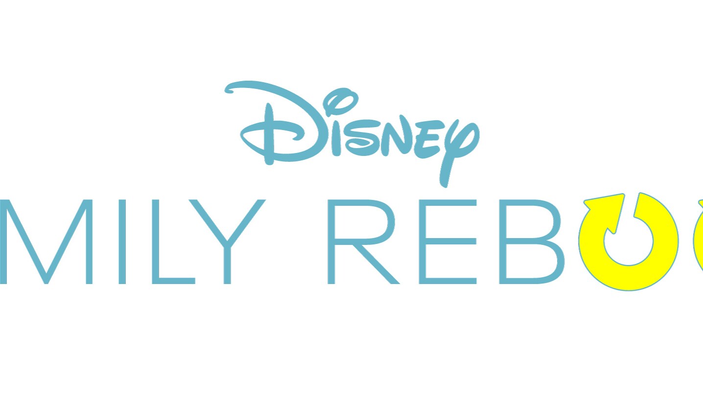 Family Reboot Logo - Teal and Yellow