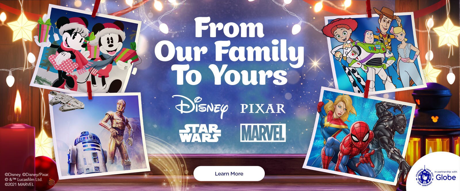 Homepage Hero - From Our Family To Yours - Globe