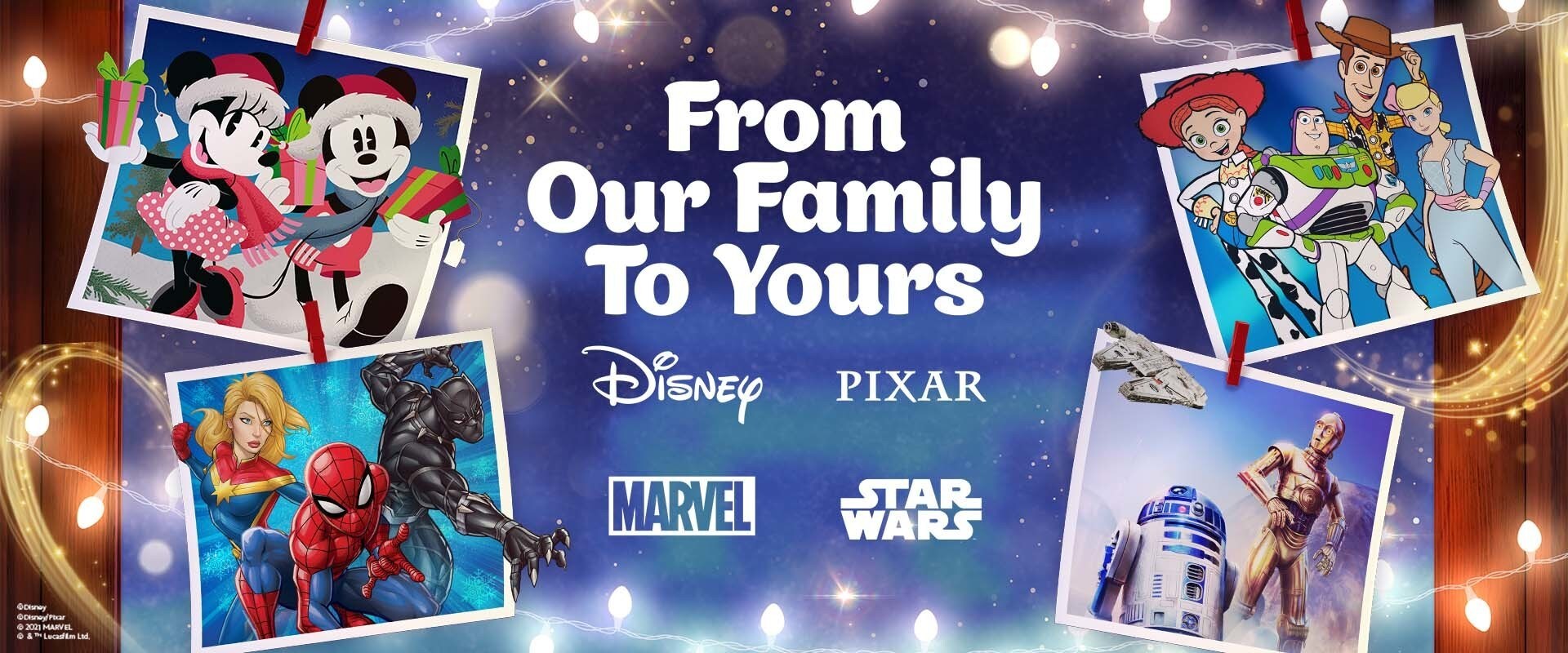 From Our Family To Yours Shop Xmas 2021 EMEA Banner