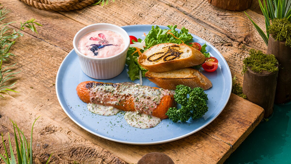 <ジュディ>ニンジンステーキプレート